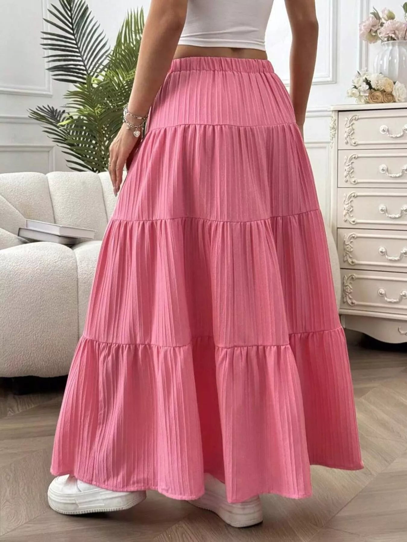 Flowy Tiered Maxi Skirt - Seedandsoulful