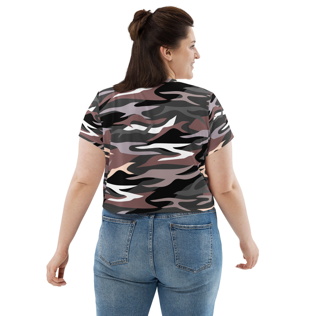 Seedandsoulful All - Over Print Crop Tee | Faith - Inspired Crop Top - Seedandsoulful