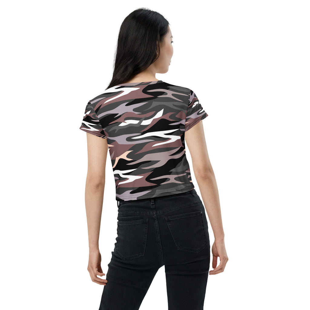 Seedandsoulful All - Over Print Crop Tee | Faith - Inspired Crop Top - Seedandsoulful