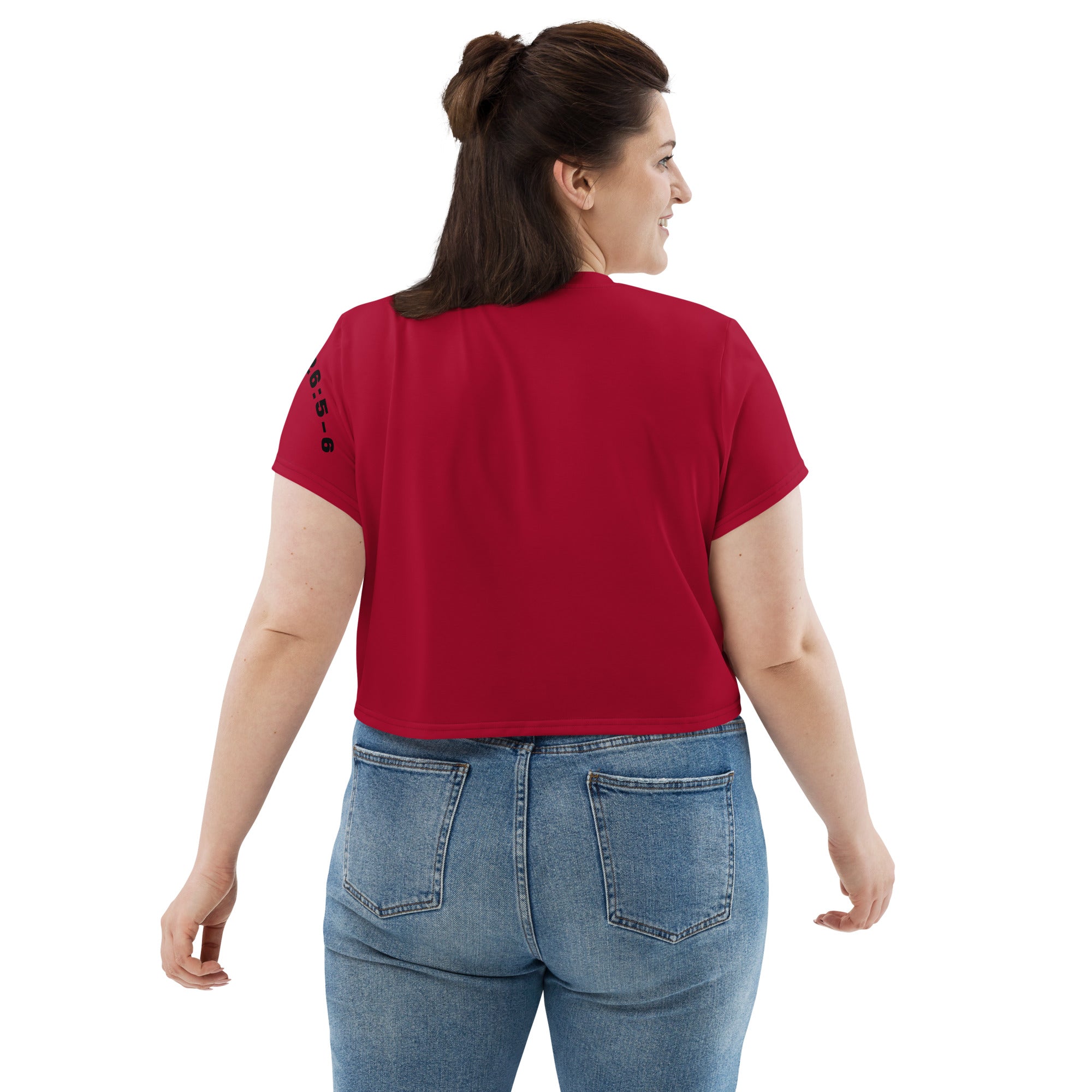 Seedandsoulful All - Over Print Crop Tee | Faith - Inspired Crop Top - Seedandsoulful