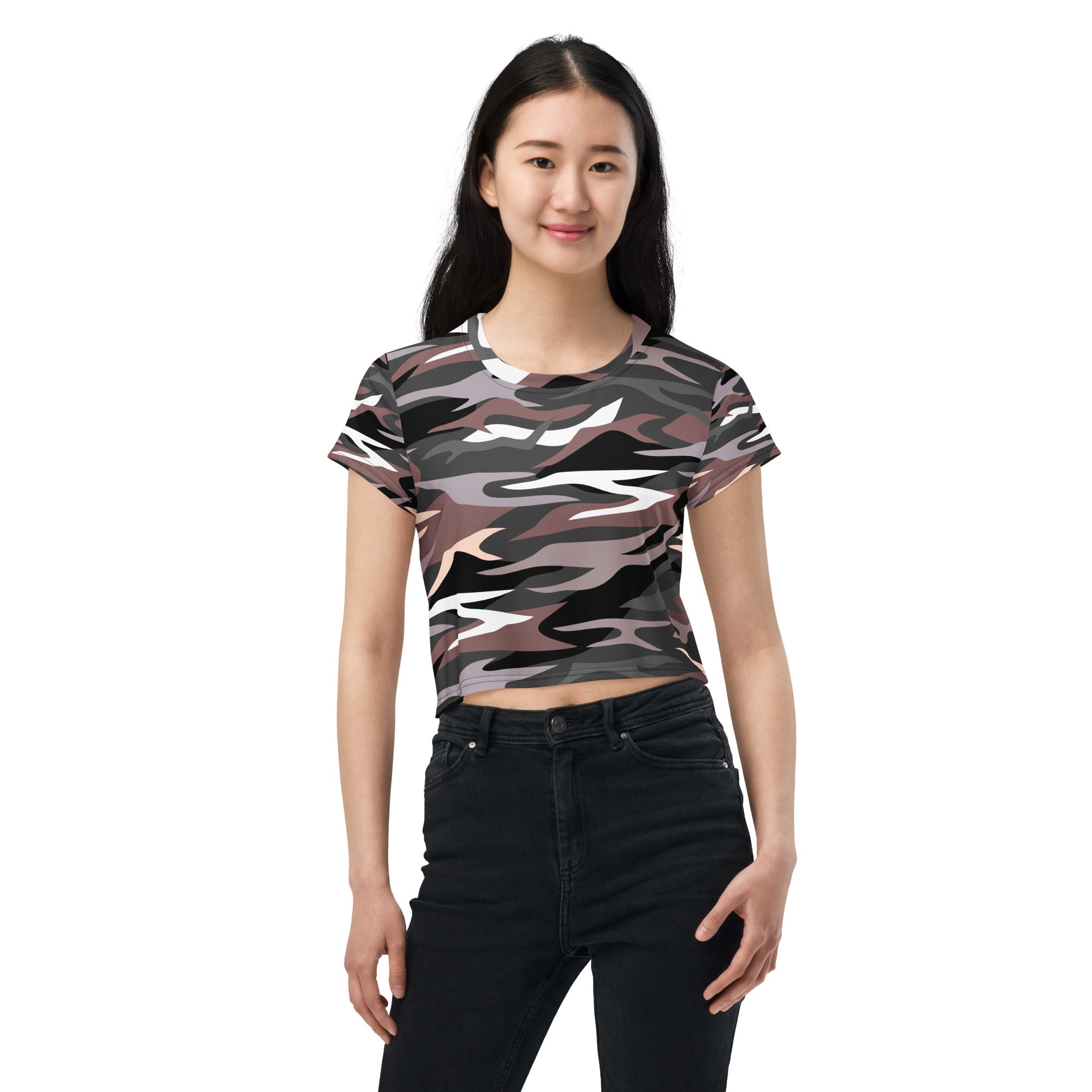 Seedandsoulful All - Over Print Crop Tee | Faith - Inspired Crop Top - Seedandsoulful