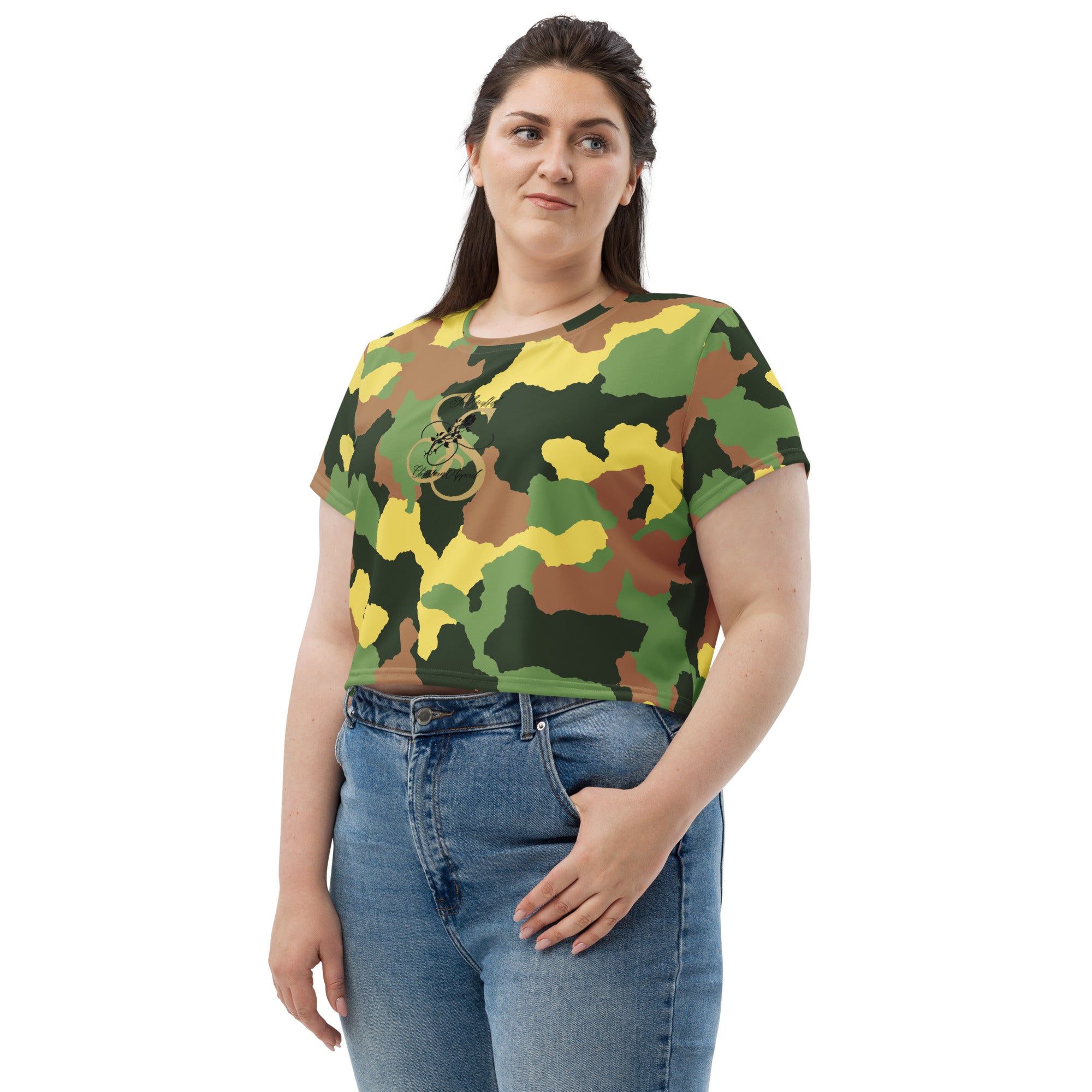 Seedandsoulful All - Over Print Crop Tee | Faith - Inspired Crop Top - Seedandsoulful