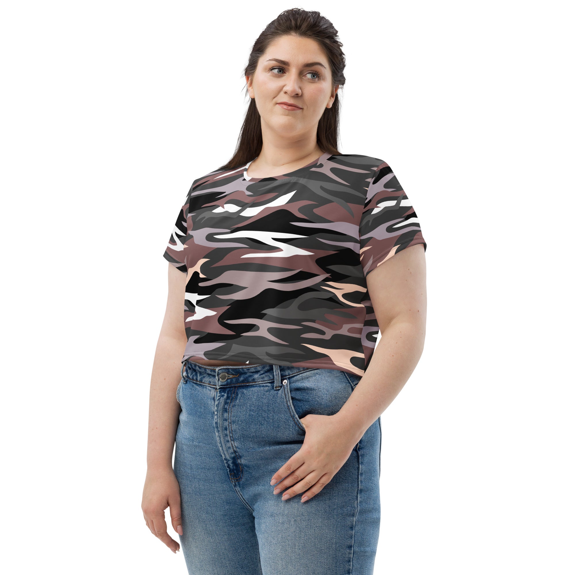 Seedandsoulful All - Over Print Crop Tee | Faith - Inspired Crop Top - Seedandsoulful