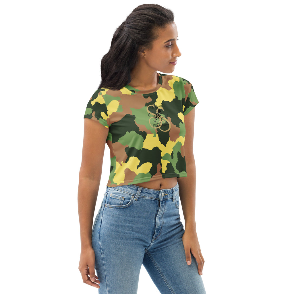 Seedandsoulful All - Over Print Crop Tee | Faith - Inspired Crop Top - Seedandsoulful