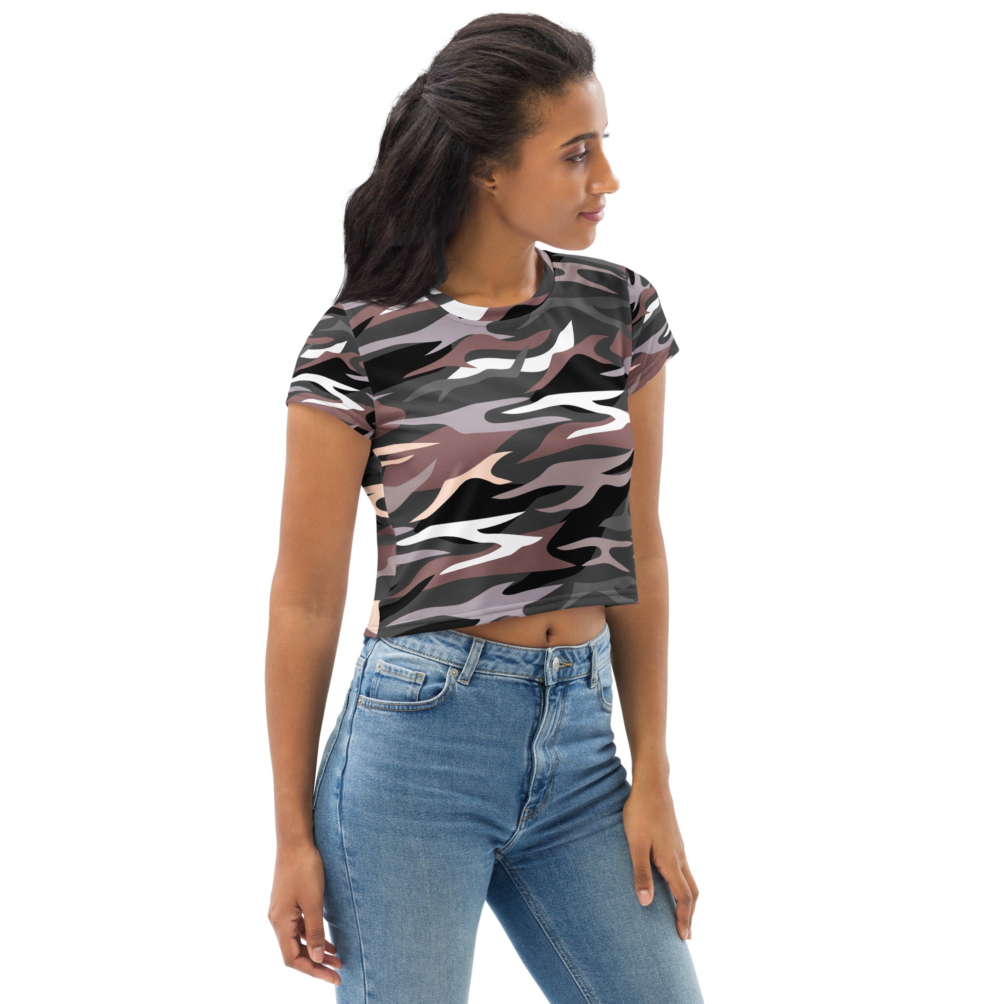 Seedandsoulful All - Over Print Crop Tee | Faith - Inspired Crop Top - Seedandsoulful