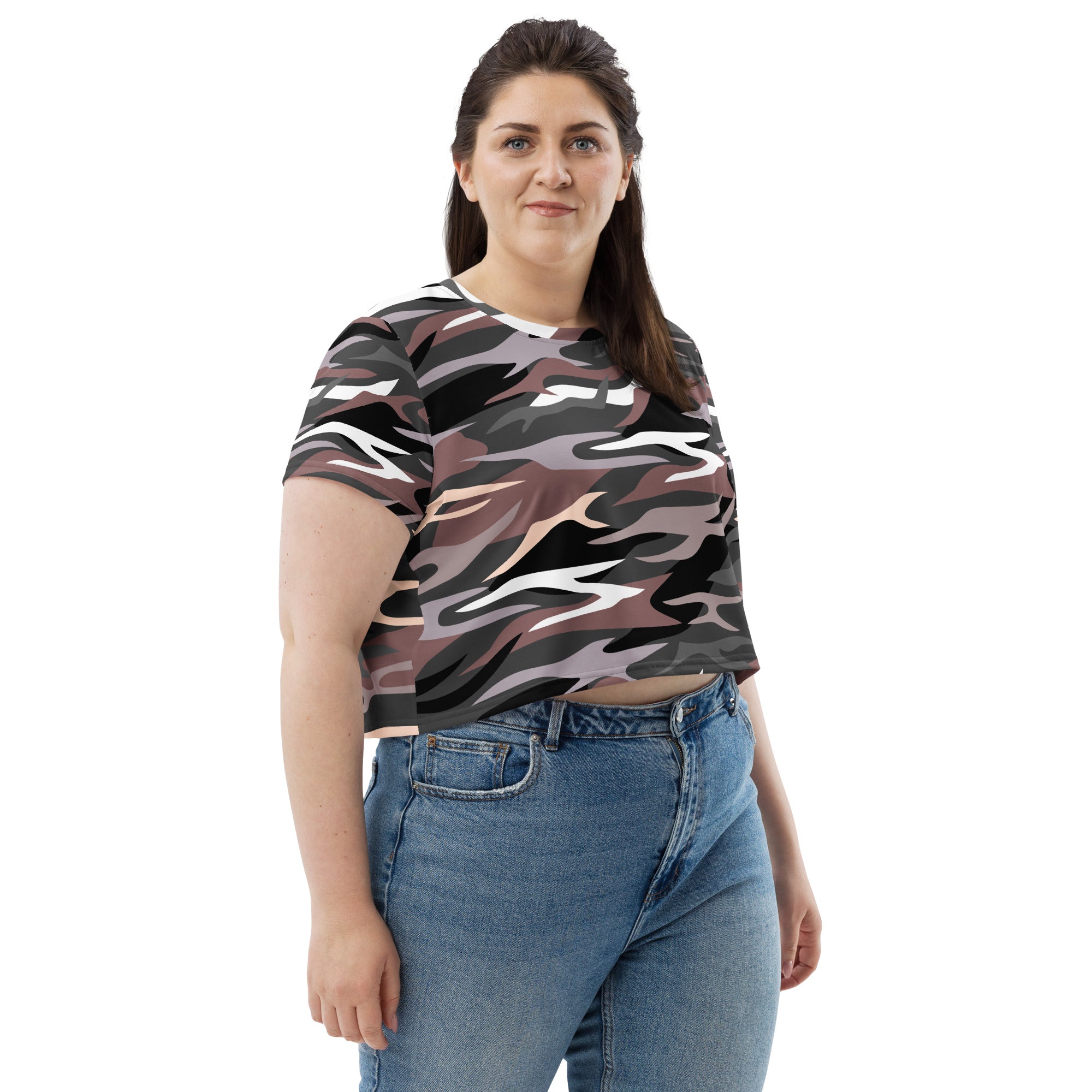 Seedandsoulful All - Over Print Crop Tee | Faith - Inspired Crop Top - Seedandsoulful