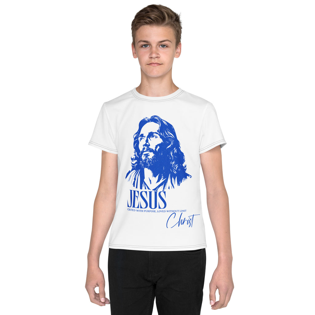 Youth Faith Crew Neck T-Shirt | Seedandsoulful Christian Tee for Kids - Seedandsoulful