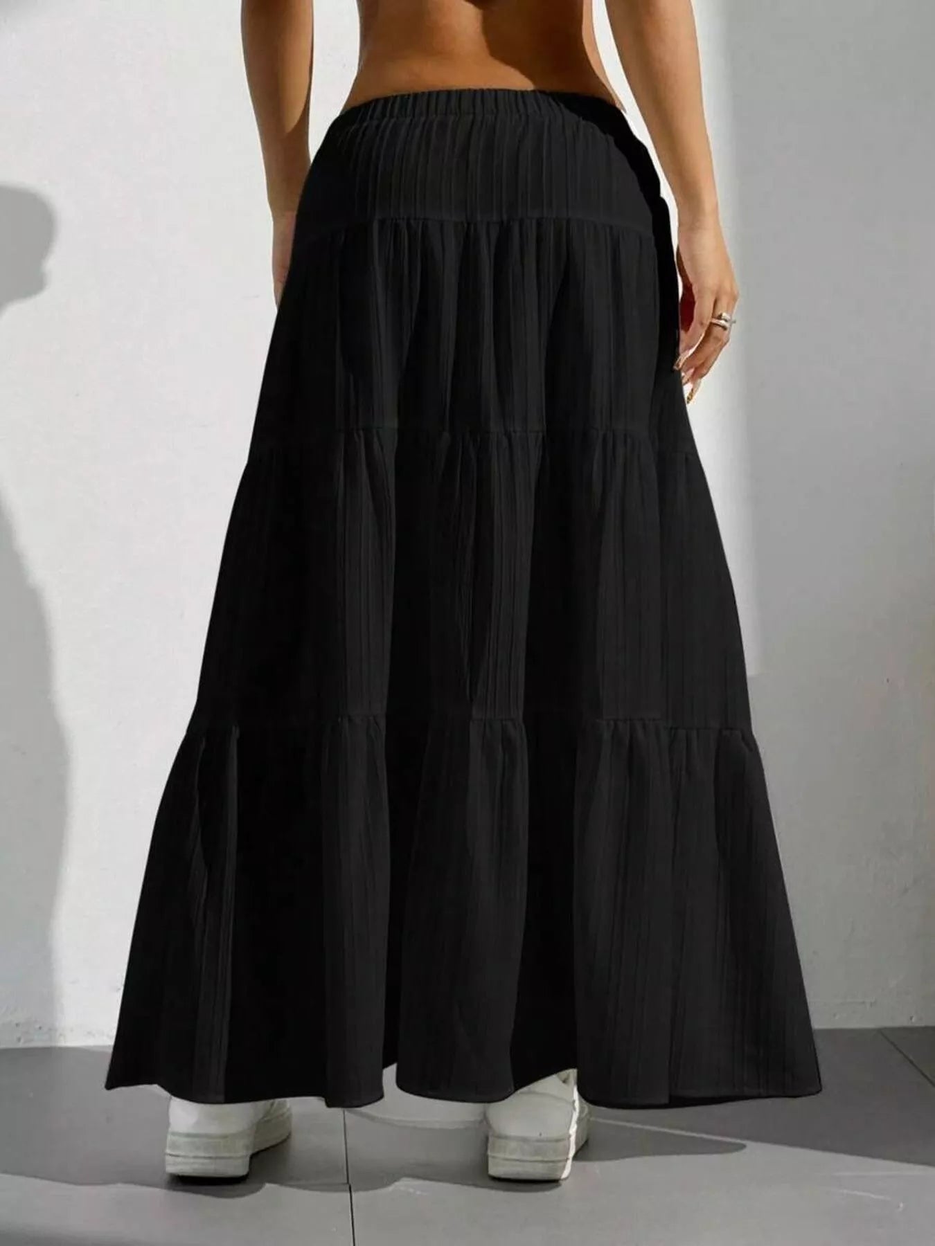 Flowy Tiered Maxi Skirt - Seedandsoulful