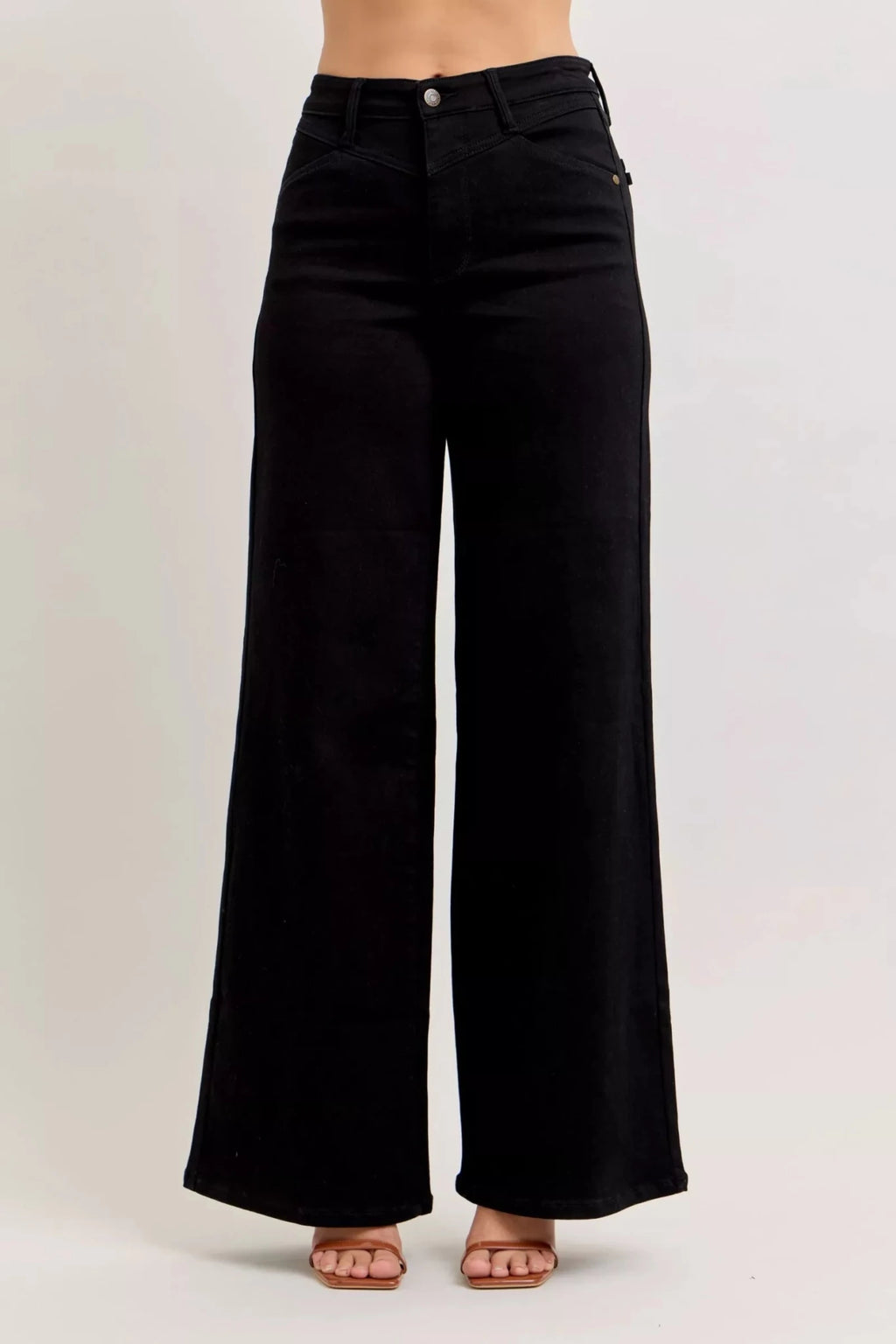 Judy Blue High - Waisted Wide Leg Jeans - Seedandsoulful