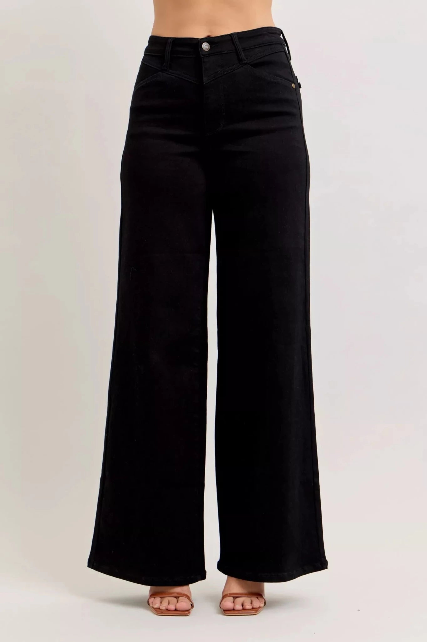 Judy Blue High - Waisted Wide Leg Jeans - Seedandsoulful