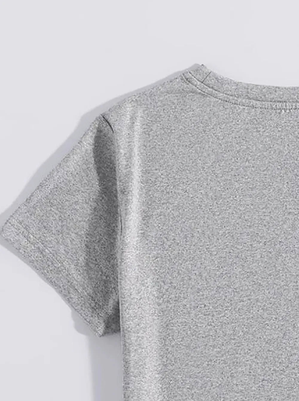 Letter Graphic Round Neck Short Sleeve T-Shirt - Seedandsoulful