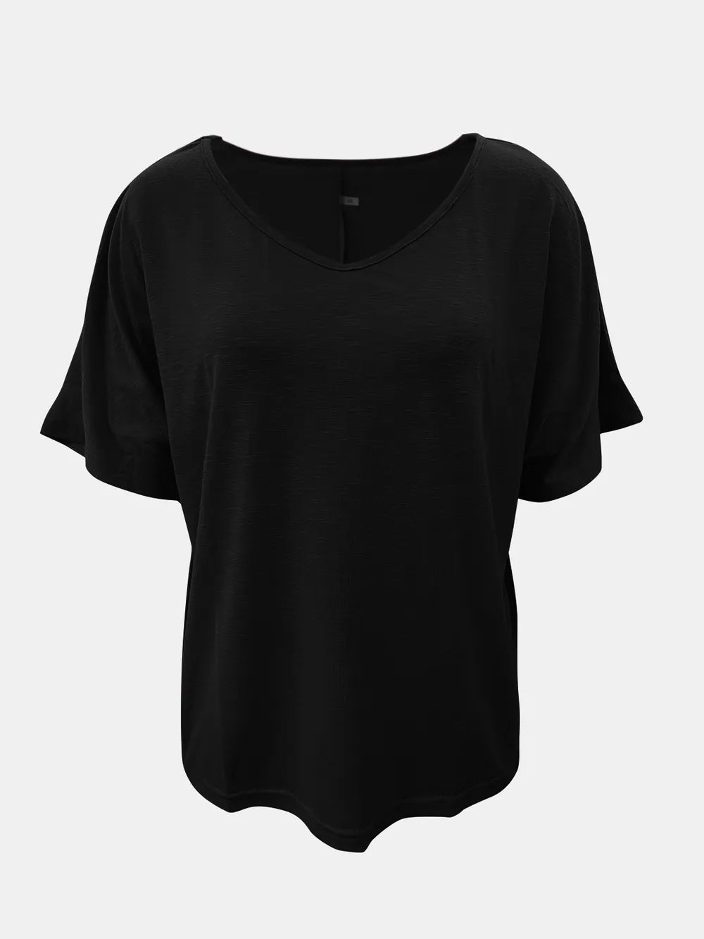 Full Size Scoop Neck Short Sleeve T-Shirt - Seedandsoulful