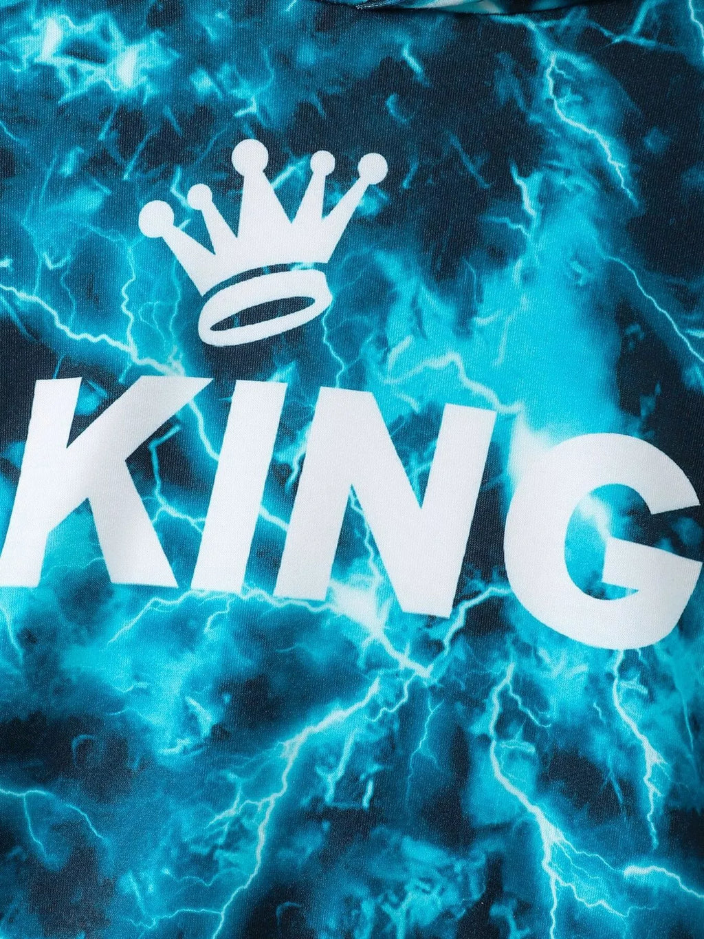 Children's King Letter Lightning Hoodie & Pants Set - Seedandsoulful