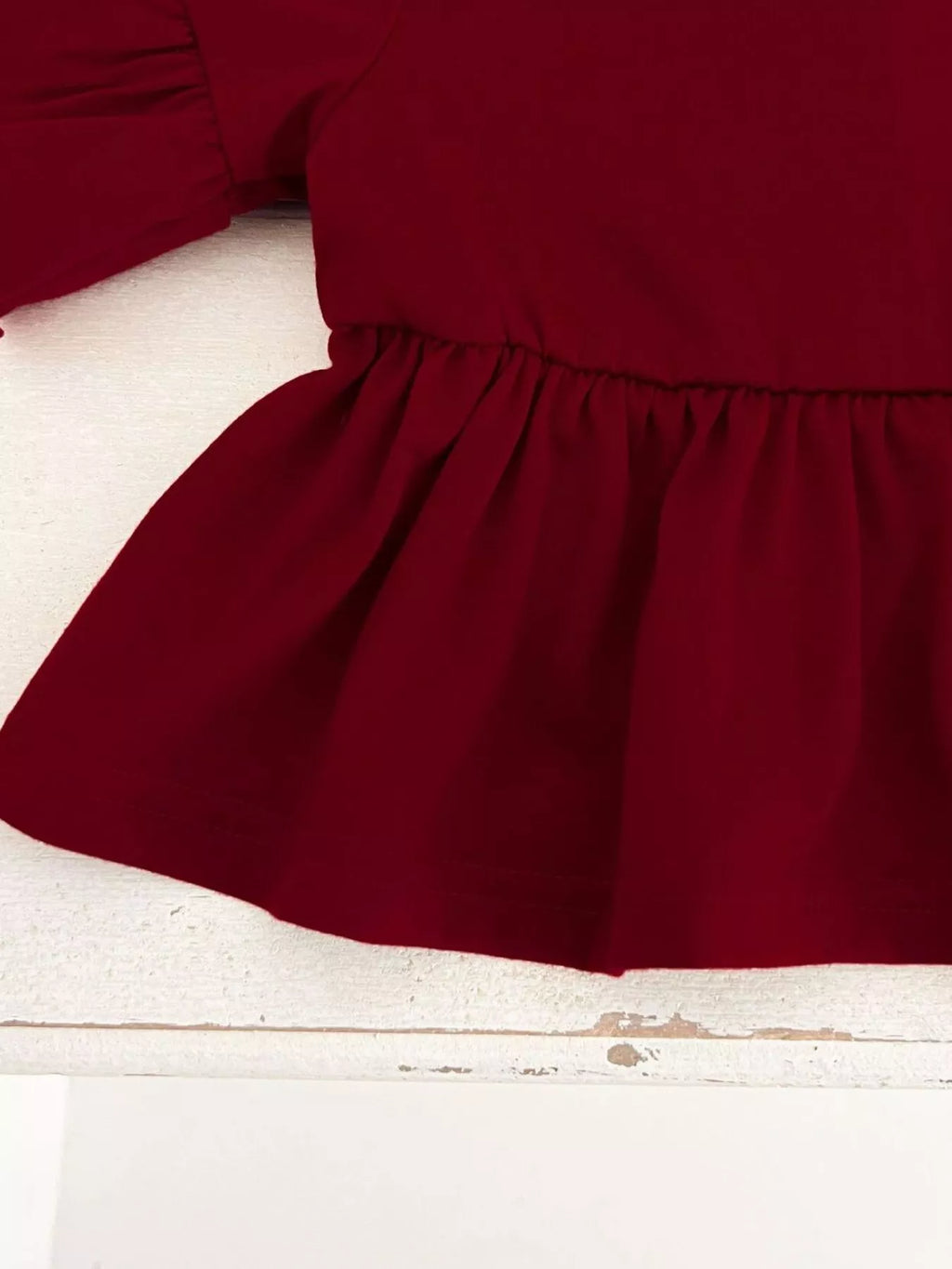 Children's Ruffle Sleeve Top & Floral Patch Pants Set - Seedandsoulful