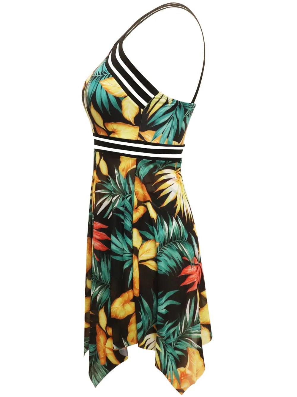 Cutout Printed Two - Piece Swim Set - Seedandsoulful