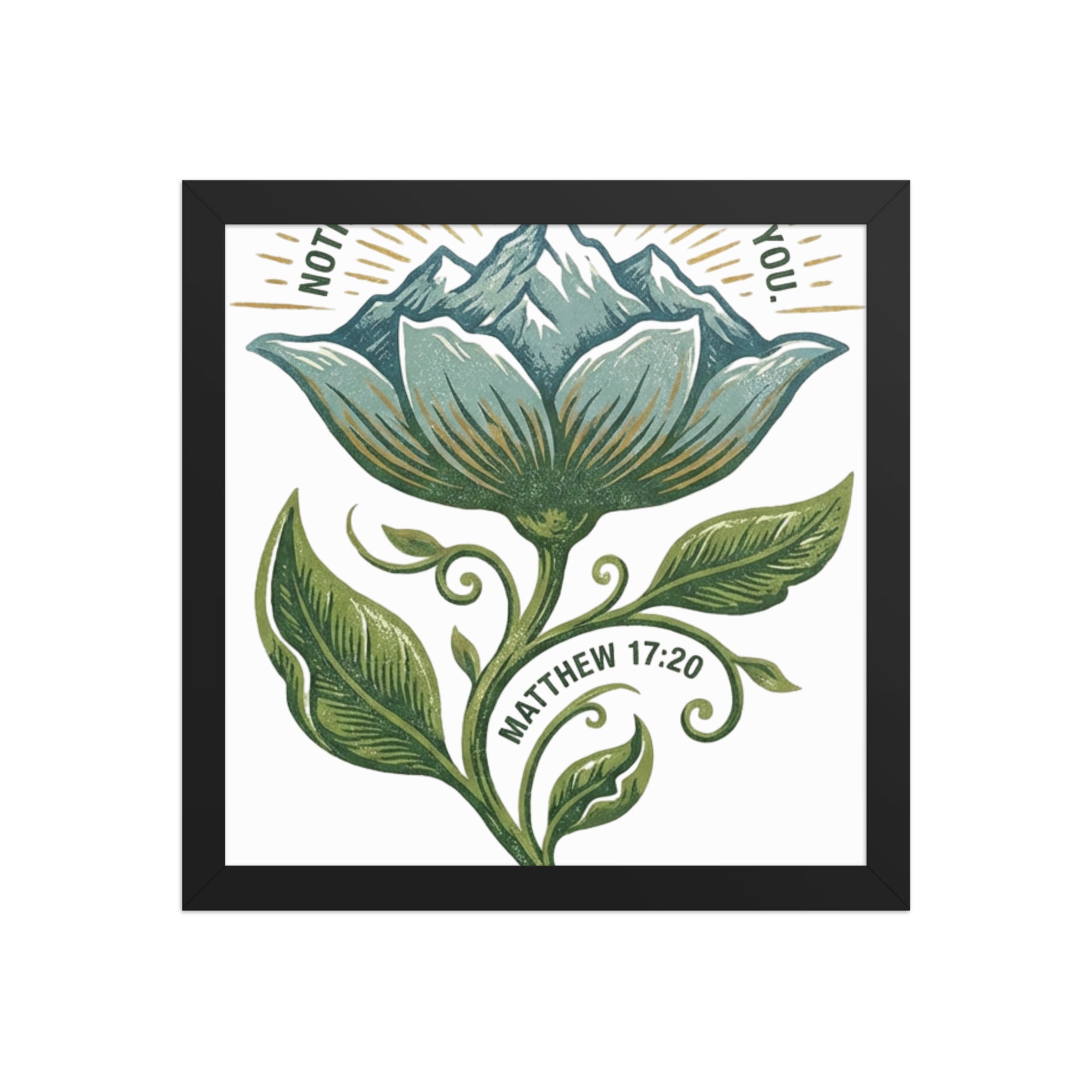 Framed poster - Seedandsoulful