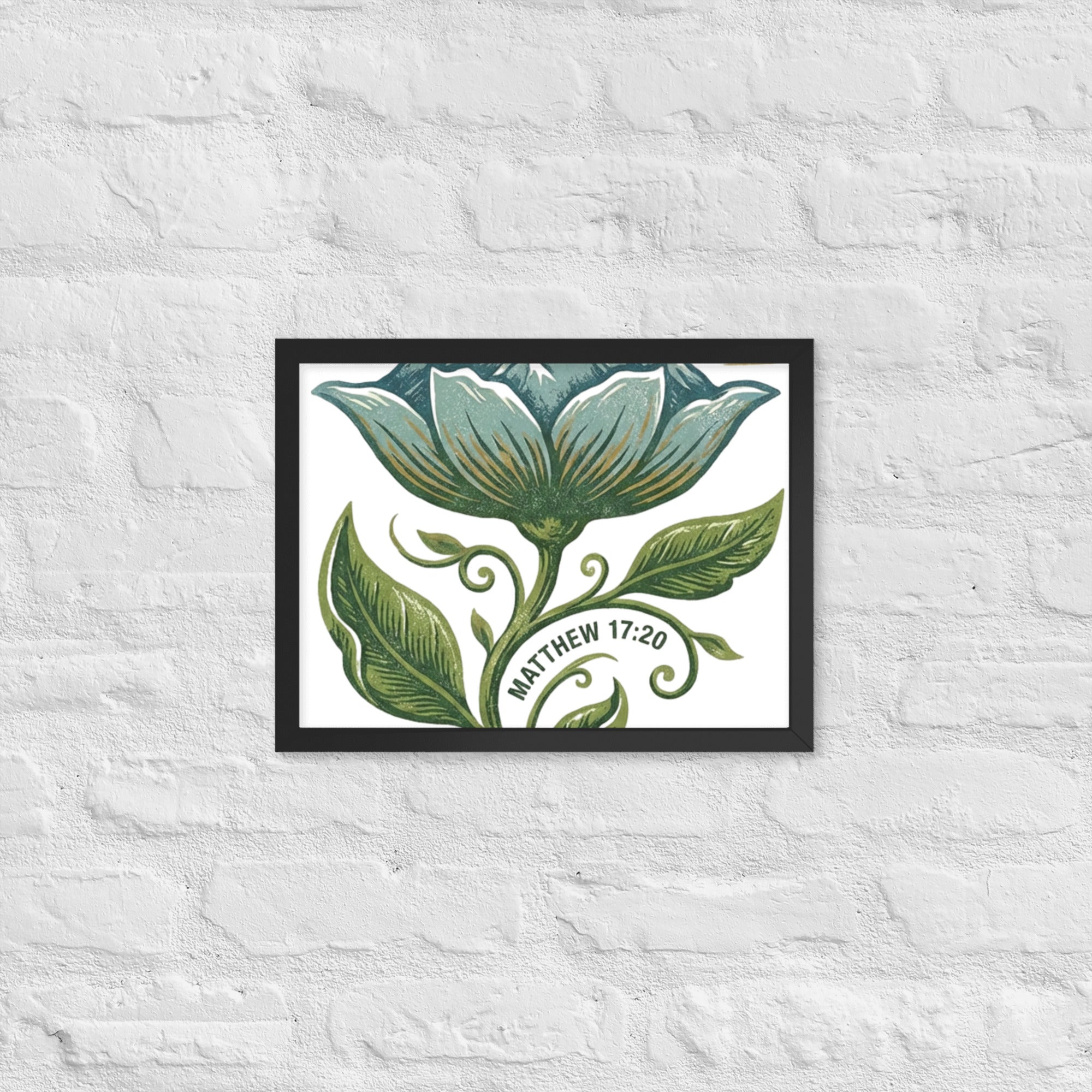 Framed poster - Seedandsoulful