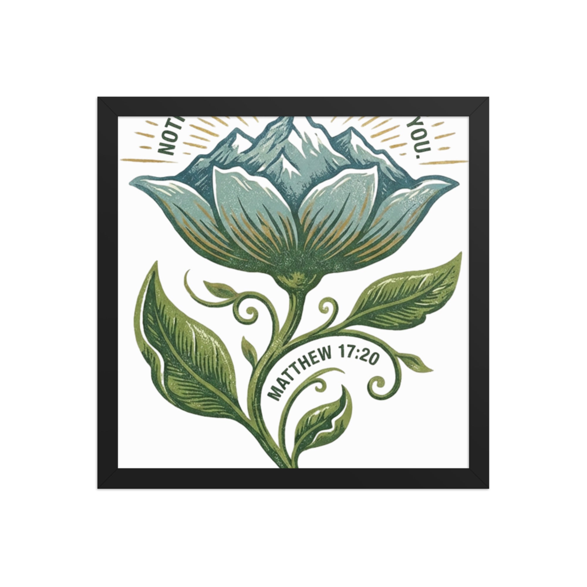 Framed poster - Seedandsoulful