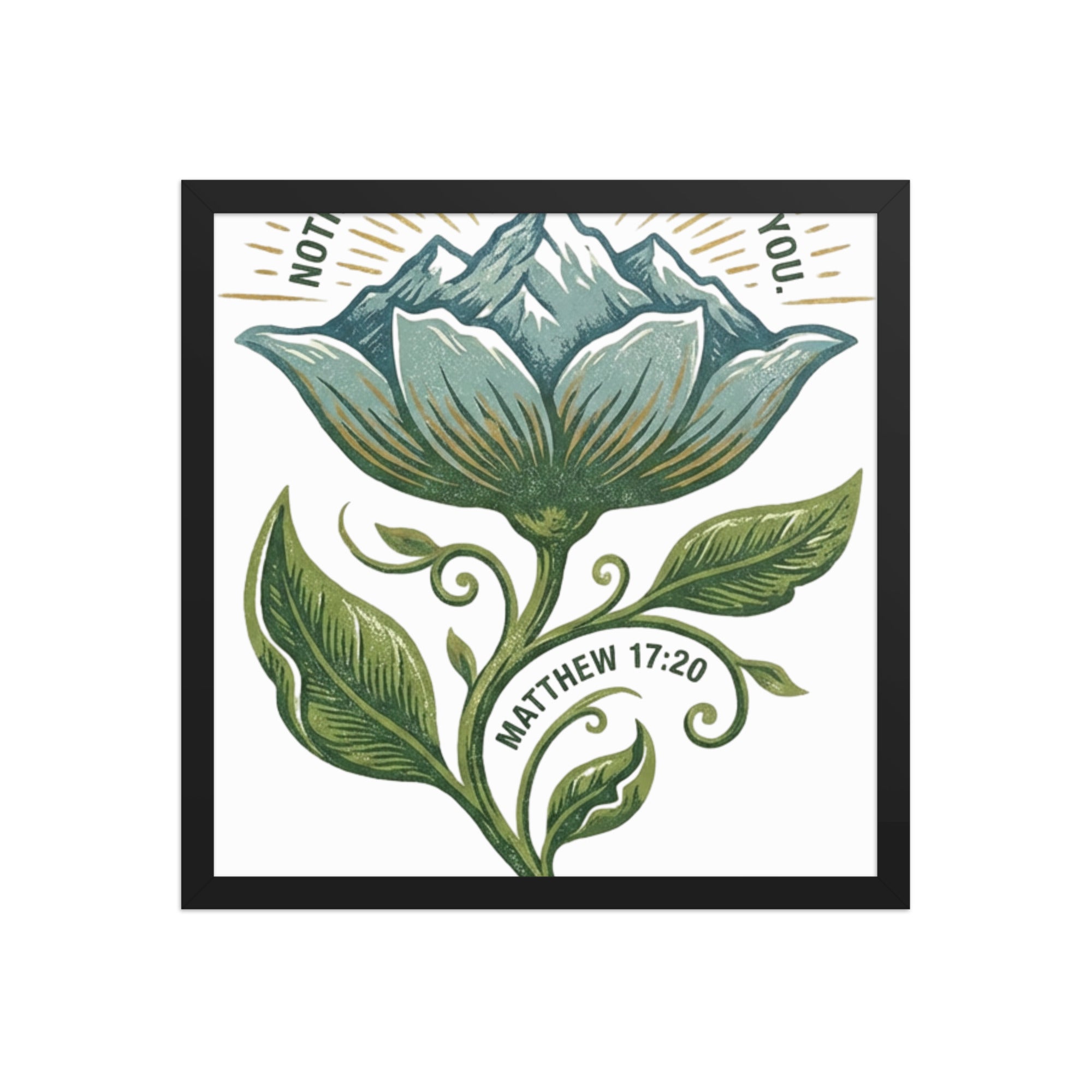 Framed poster - Seedandsoulful