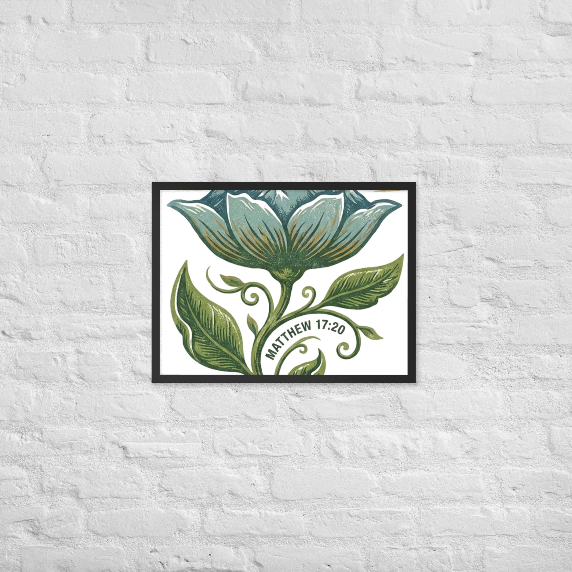 Framed poster - Seedandsoulful