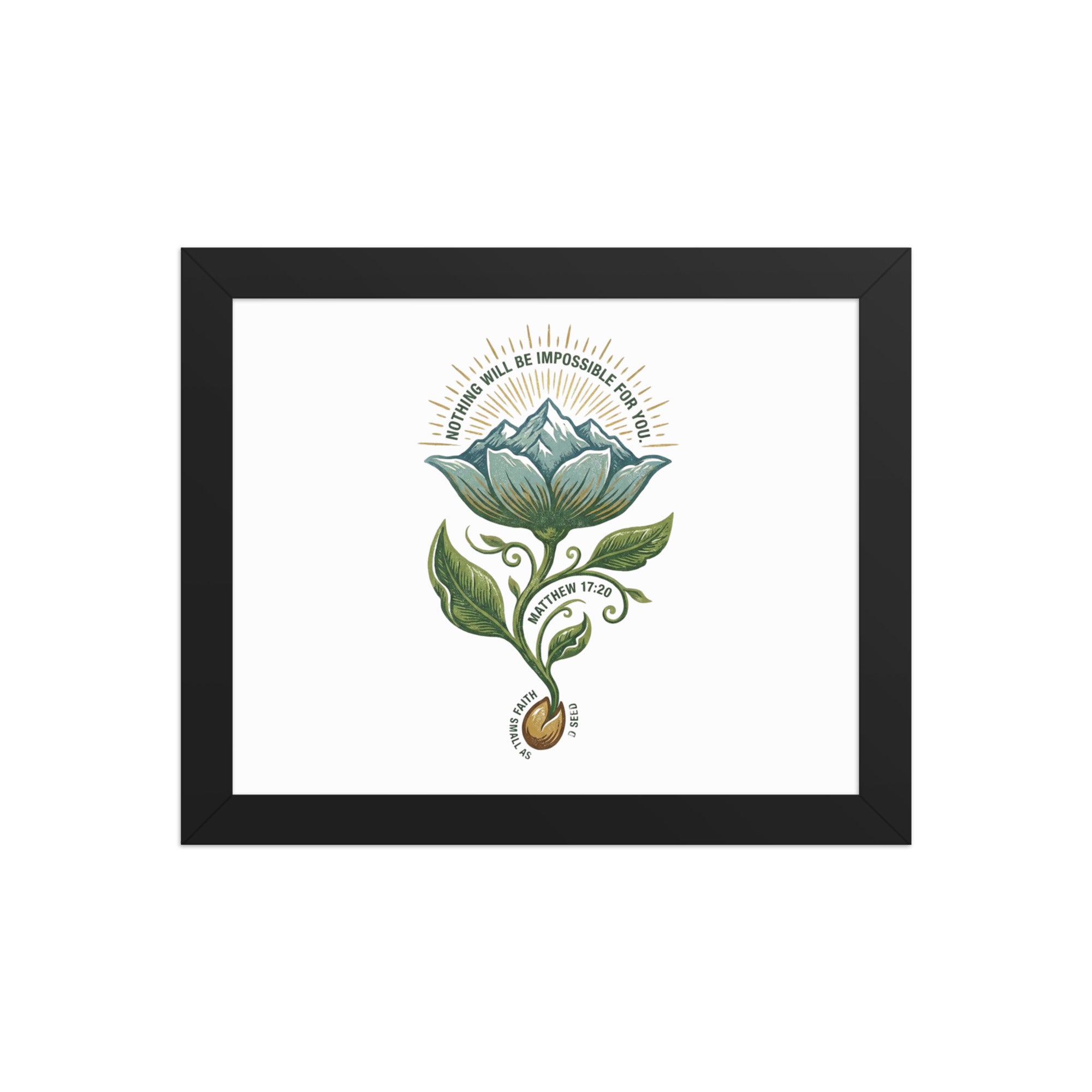 Framed poster - Seedandsoulful