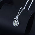 1 Carat Moissanite Pendant Necklace - Seedandsoulful