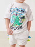 Children's Dinosaur Tee and Shorts Set - Seedandsoulful