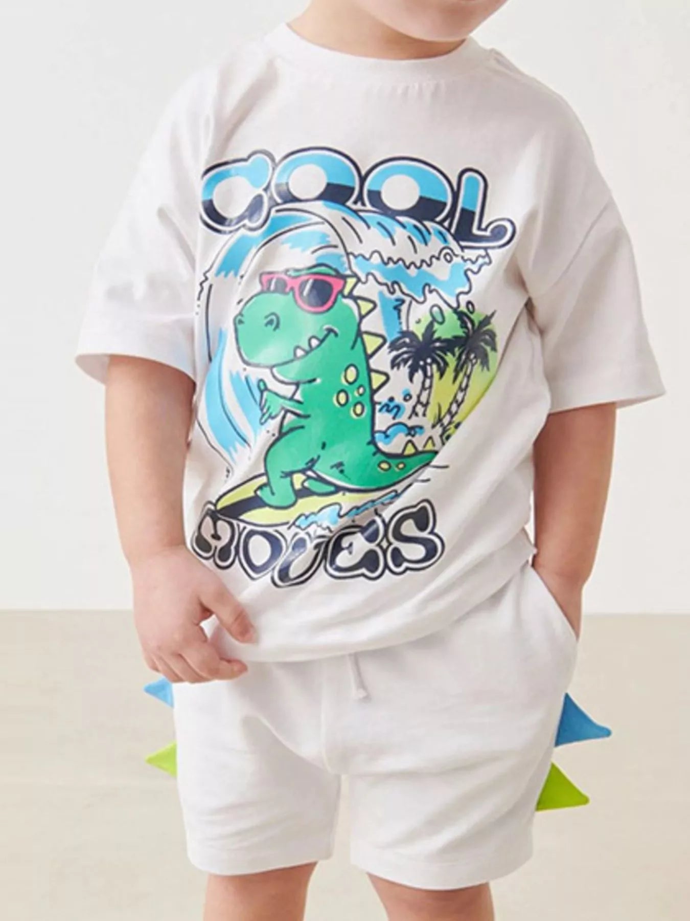 Children's Dinosaur Tee and Shorts Set - Seedandsoulful