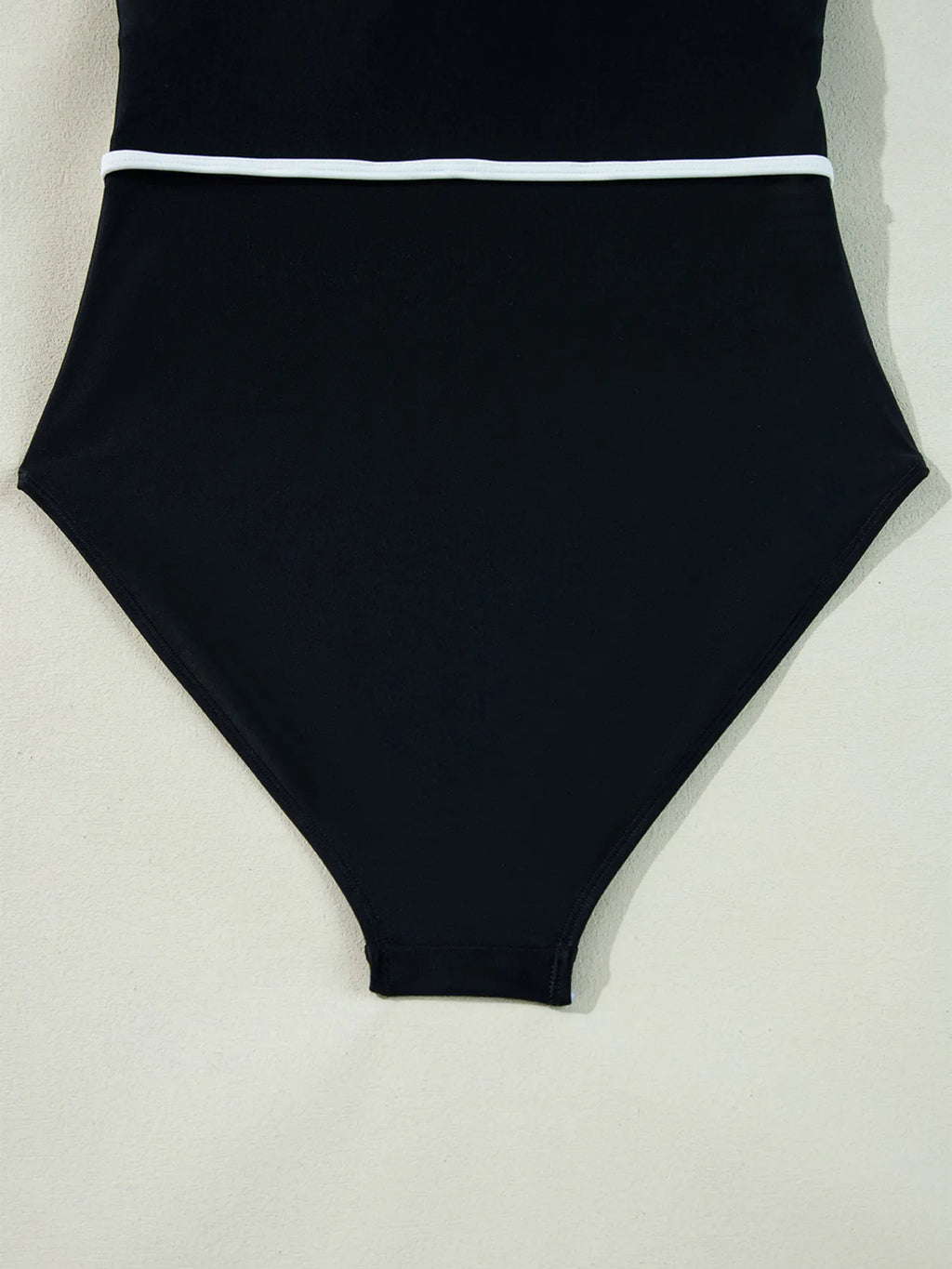 Ruffle Trim V - Neck One - Piece Swimsuit - Seedandsoulful