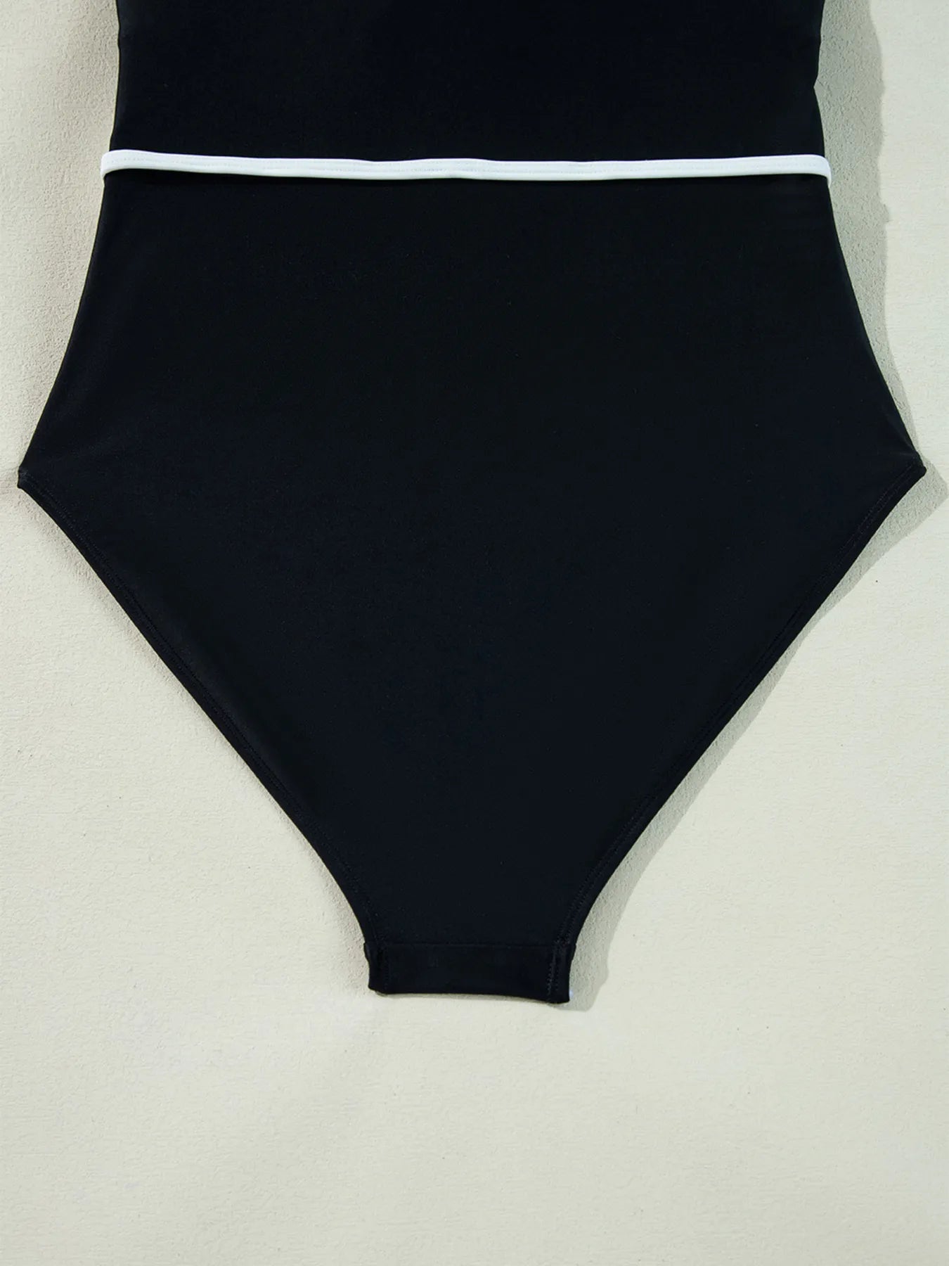 Ruffle Trim V - Neck One - Piece Swimsuit - Seedandsoulful