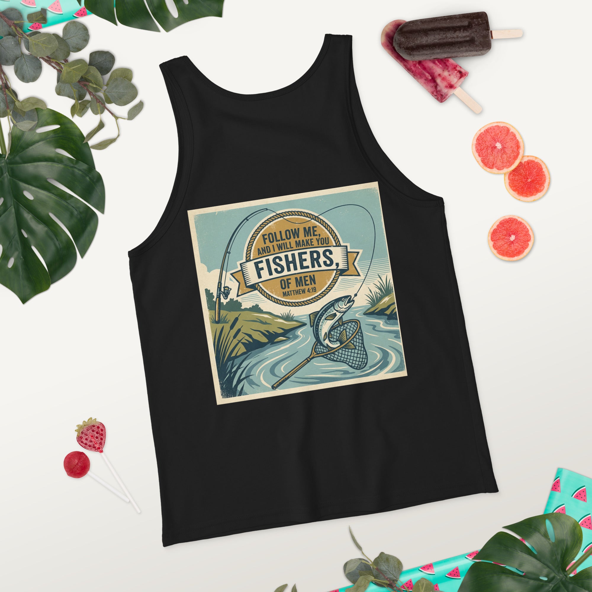 Men's Faith Tank Top | Seedandsoulful Soft Cotton Blend Muscle Tee - Seedandsoulful