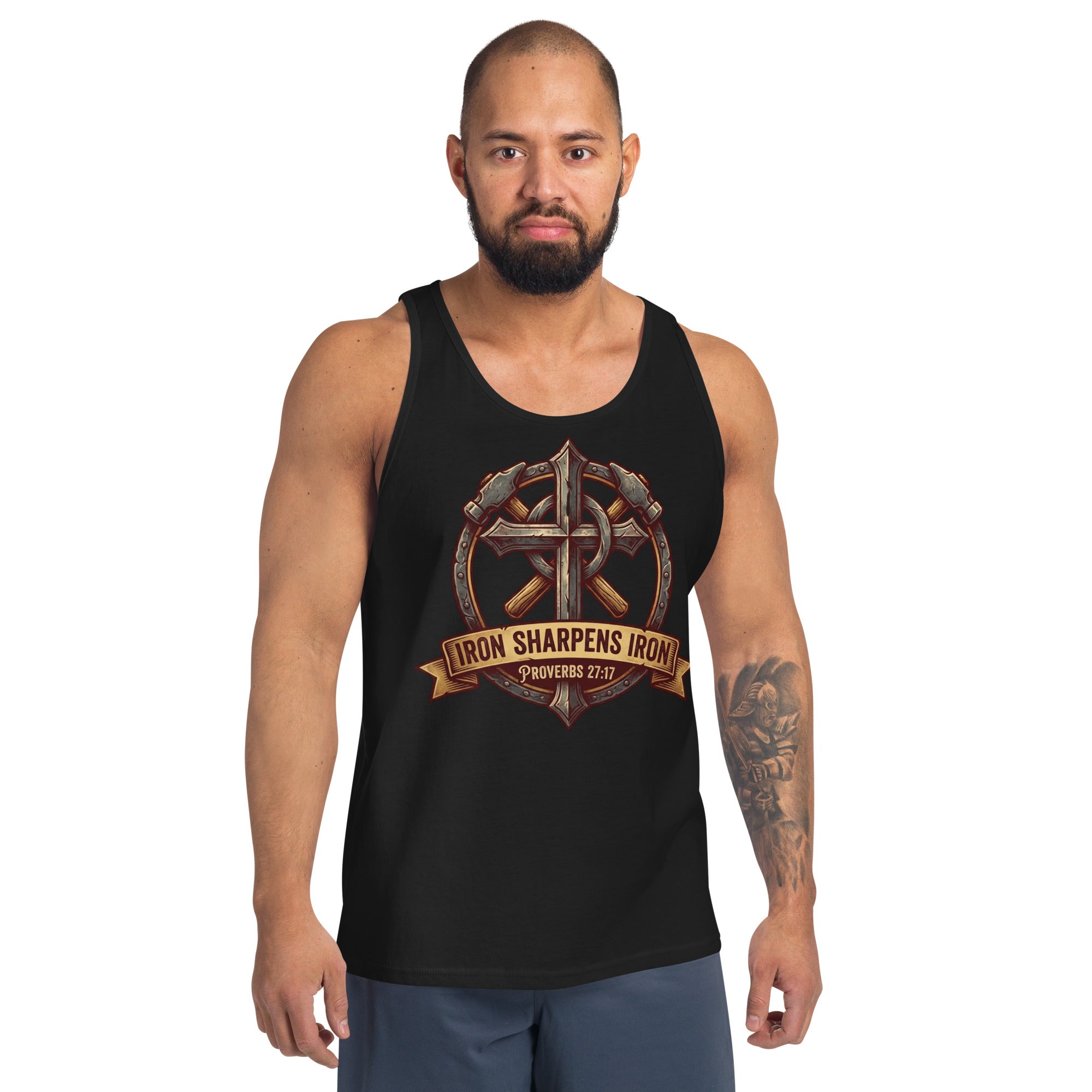 Men's Faith Tank Top | Seedandsoulful Soft Cotton Muscle Tee - Seedandsoulful