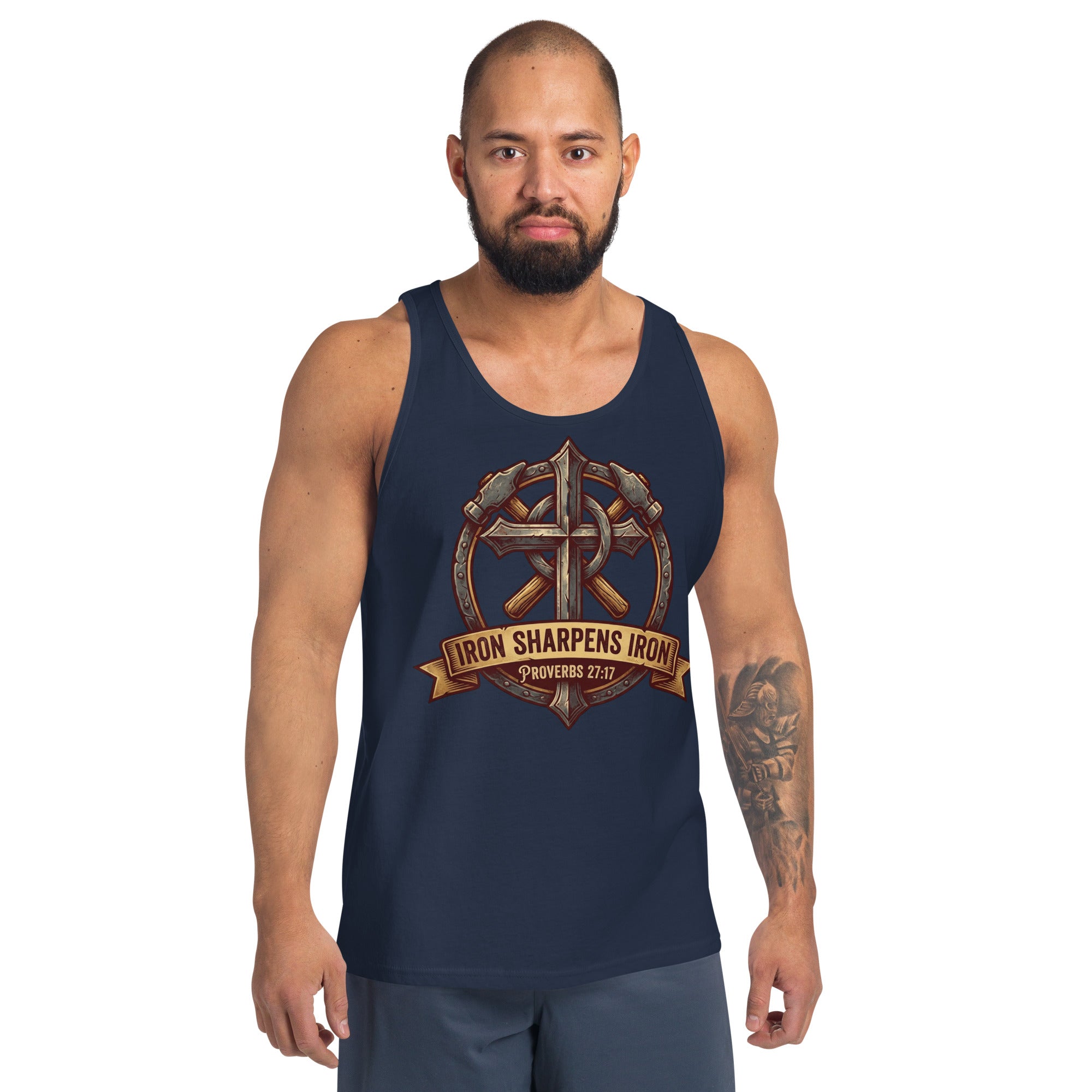 Men's Faith Tank Top | Seedandsoulful Soft Cotton Muscle Tee - Seedandsoulful