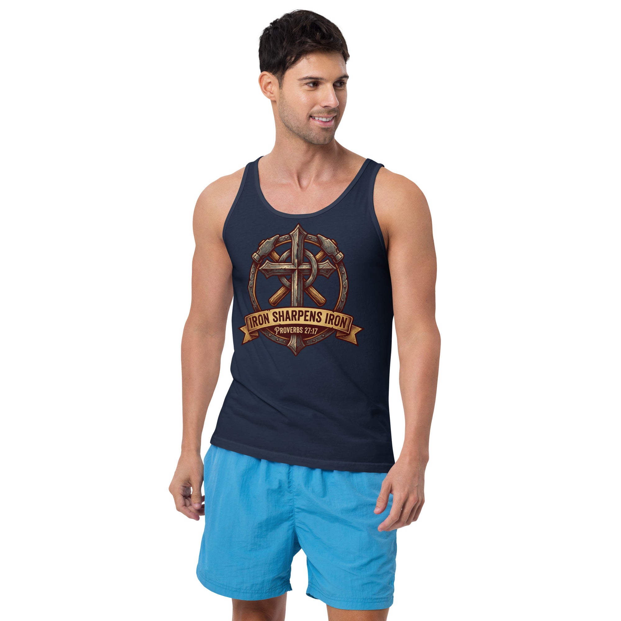 Men's Faith Tank Top | Seedandsoulful Soft Cotton Muscle Tee - Seedandsoulful