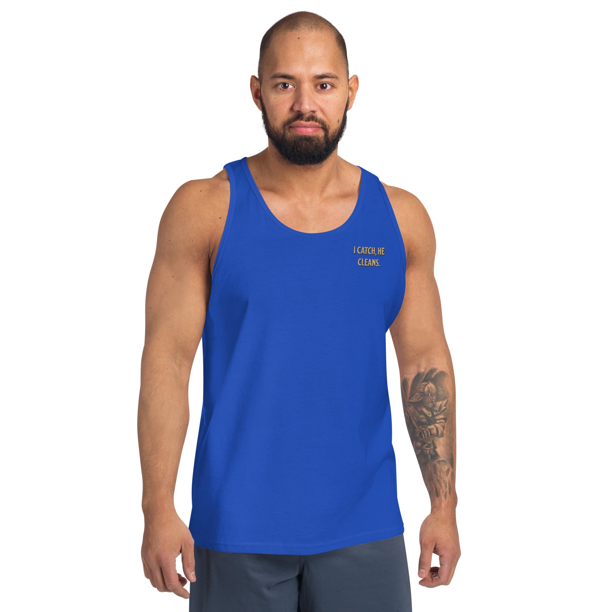 Men's Faith Tank Top | Seedandsoulful Soft Cotton Blend Muscle Tee - Seedandsoulful