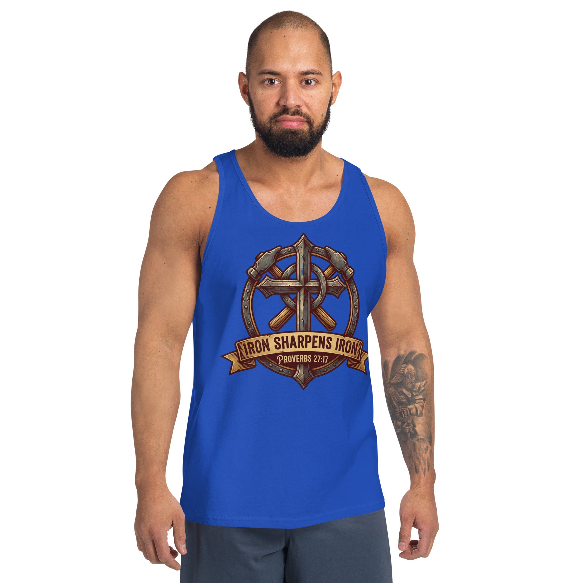 Men's Faith Tank Top | Seedandsoulful Soft Cotton Muscle Tee - Seedandsoulful