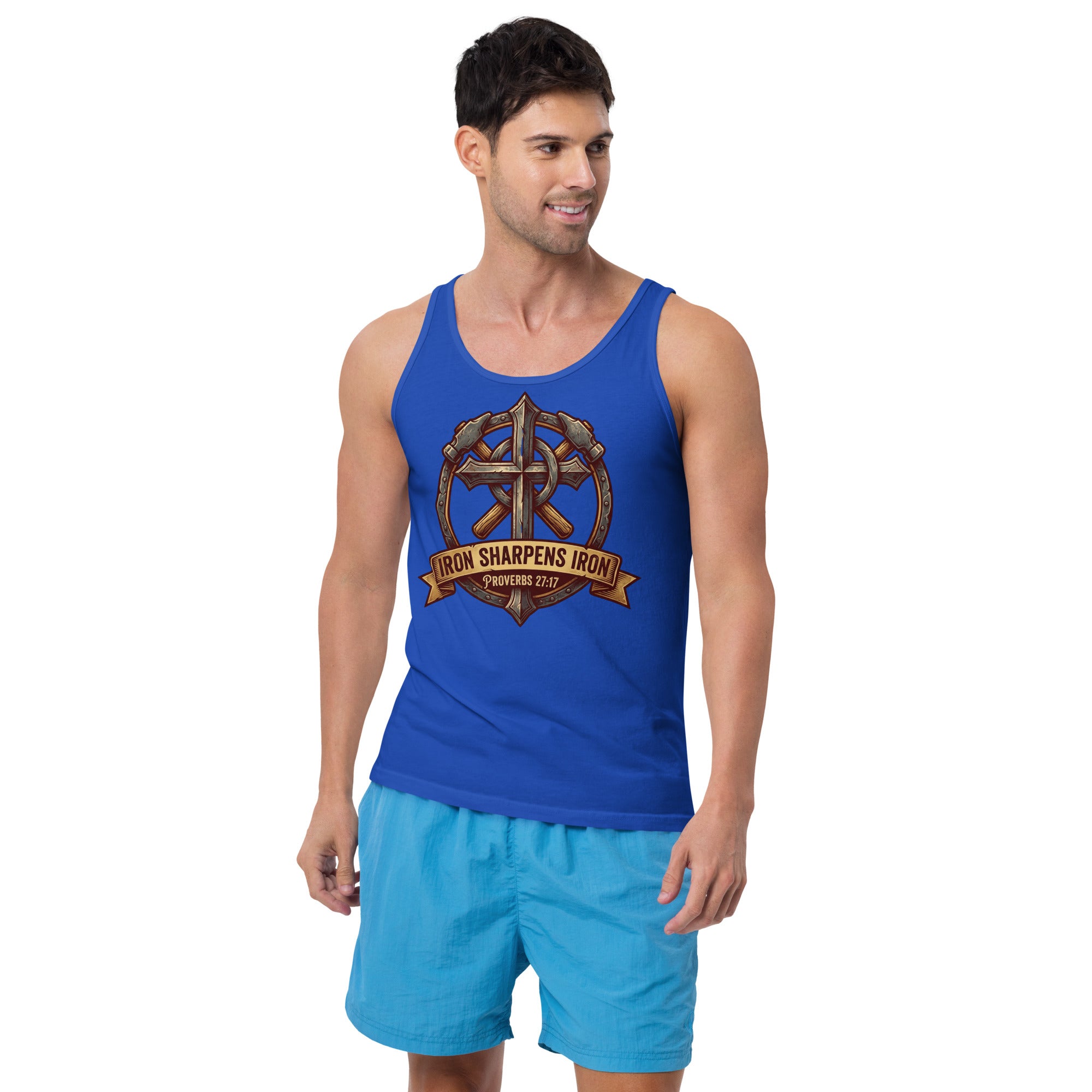 Men's Faith Tank Top | Seedandsoulful Soft Cotton Muscle Tee - Seedandsoulful