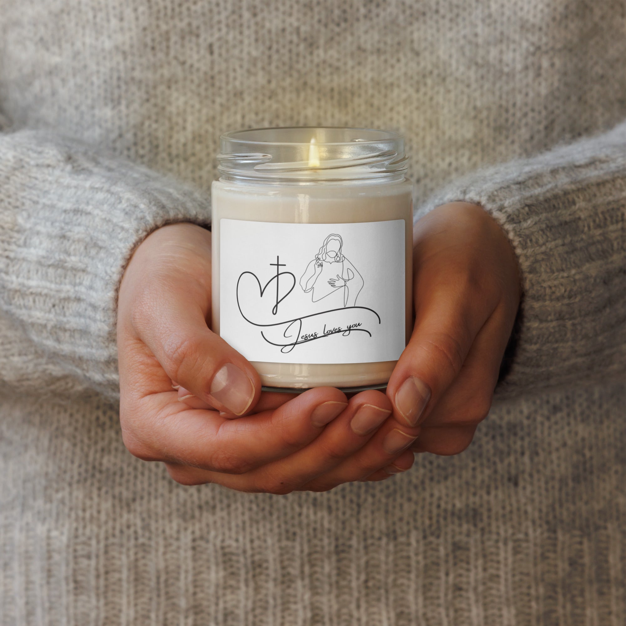 Scented soy candle - Seedandsoulful