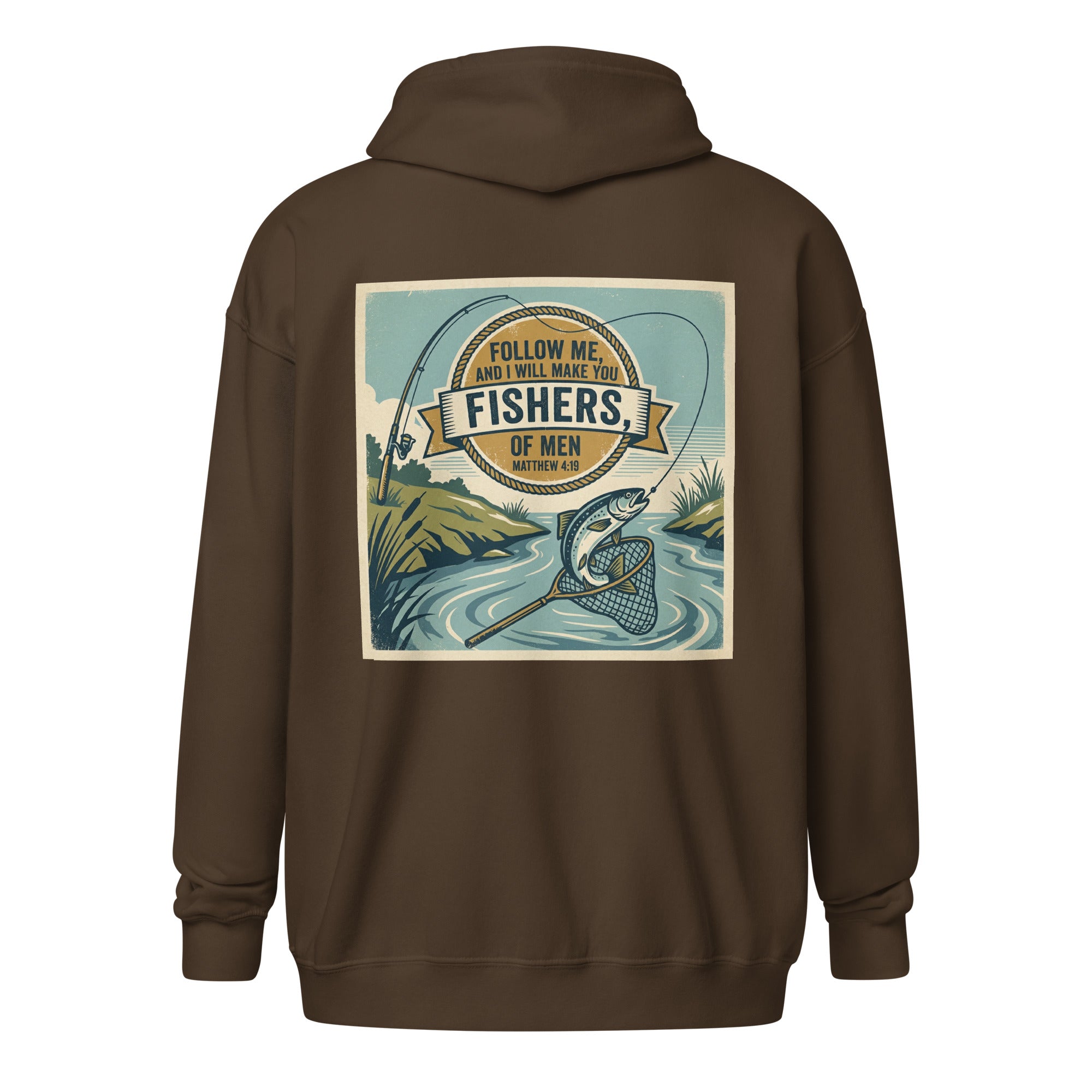 Unisex Faith Zip Hoodie | Seedandsoulful Heavy Blend Fleece Jacket - Seedandsoulful