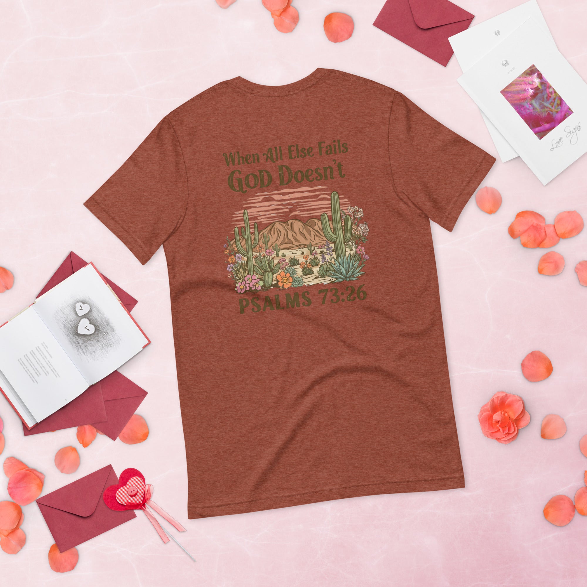 Unisex t-shirt when all else fails God doesn't - Seedandsoulful