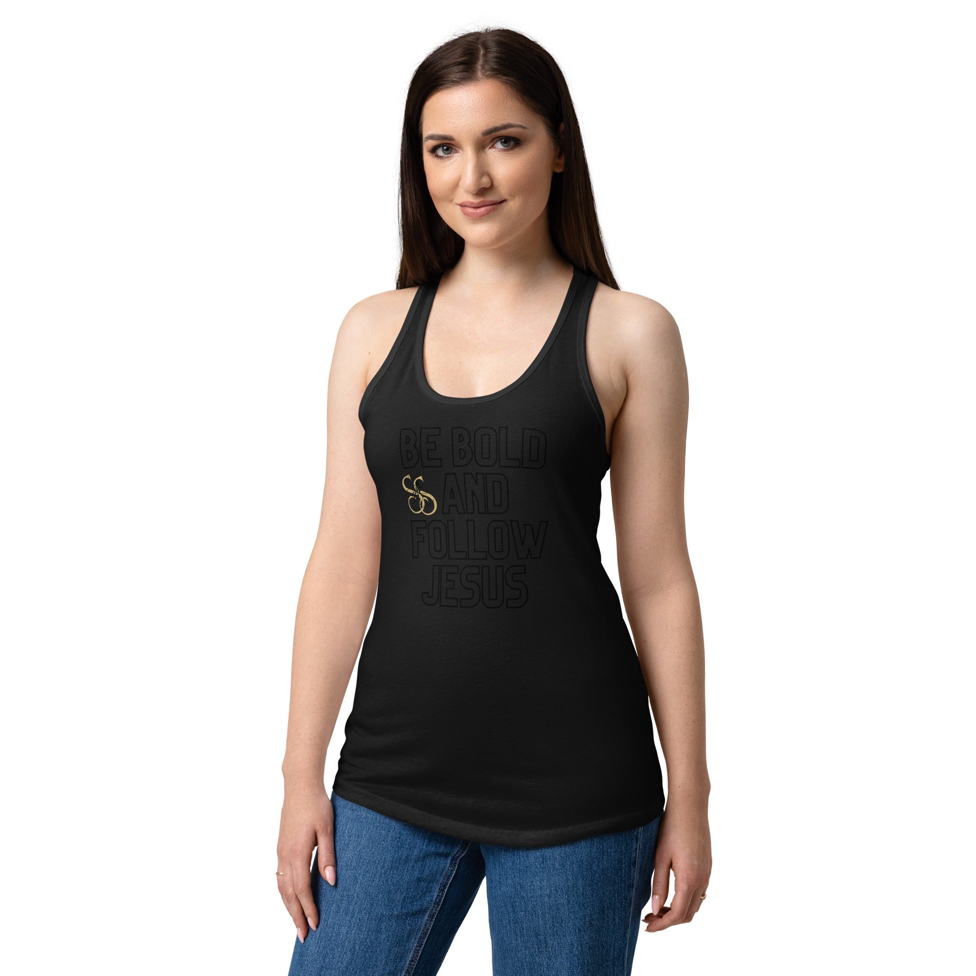 Seedandsoulful Women's Fitted Racerback Tank | Faith Activewear - Seedandsoulful