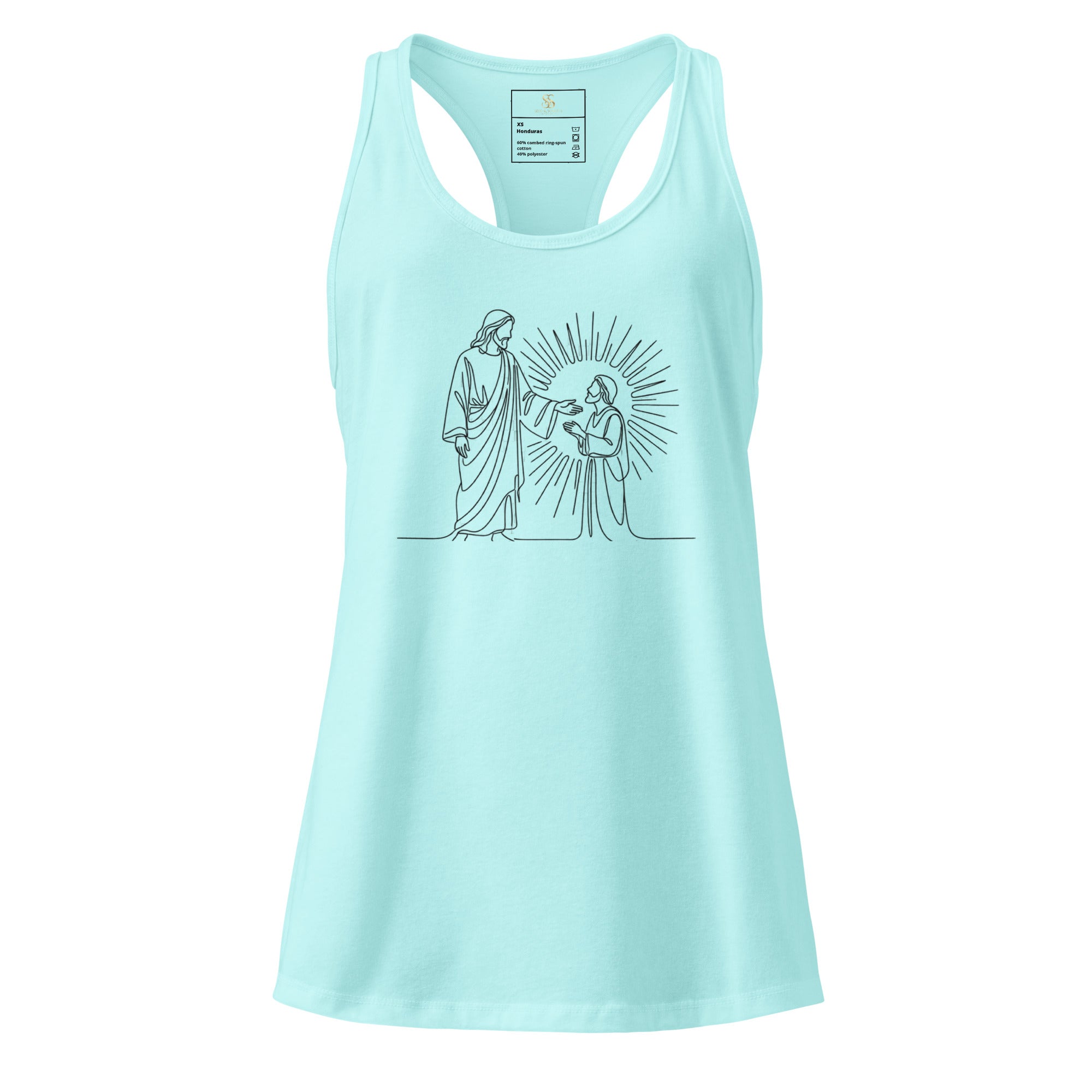 Women’s fitted racerback tank top - Seedandsoulful