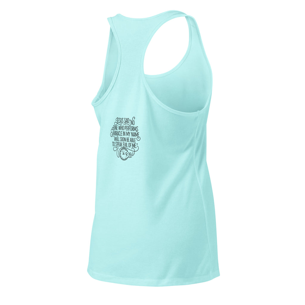 Women’s fitted racerback tank top - Seedandsoulful