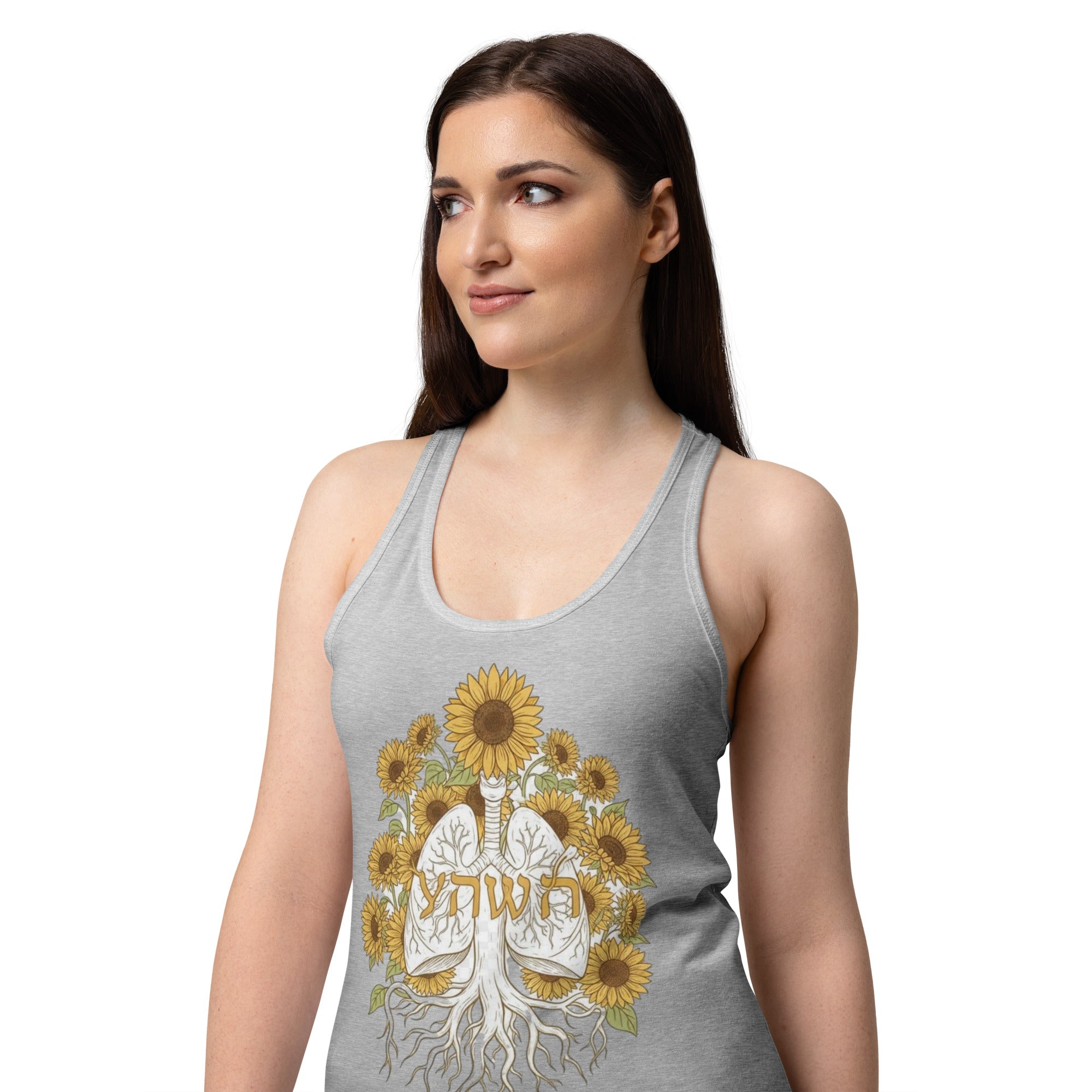 Women’s fitted racerback tank top - Seedandsoulful