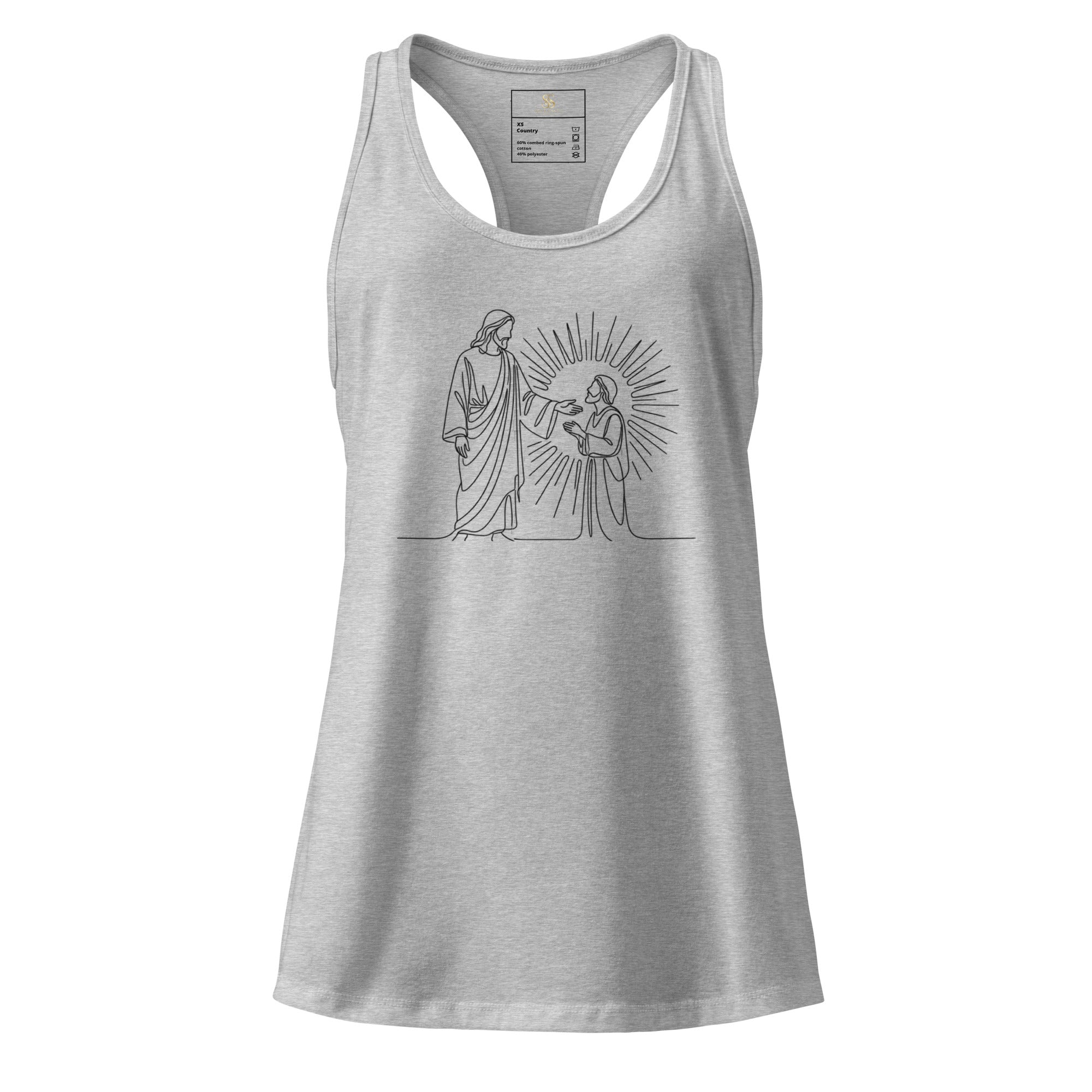 Women’s fitted racerback tank top - Seedandsoulful