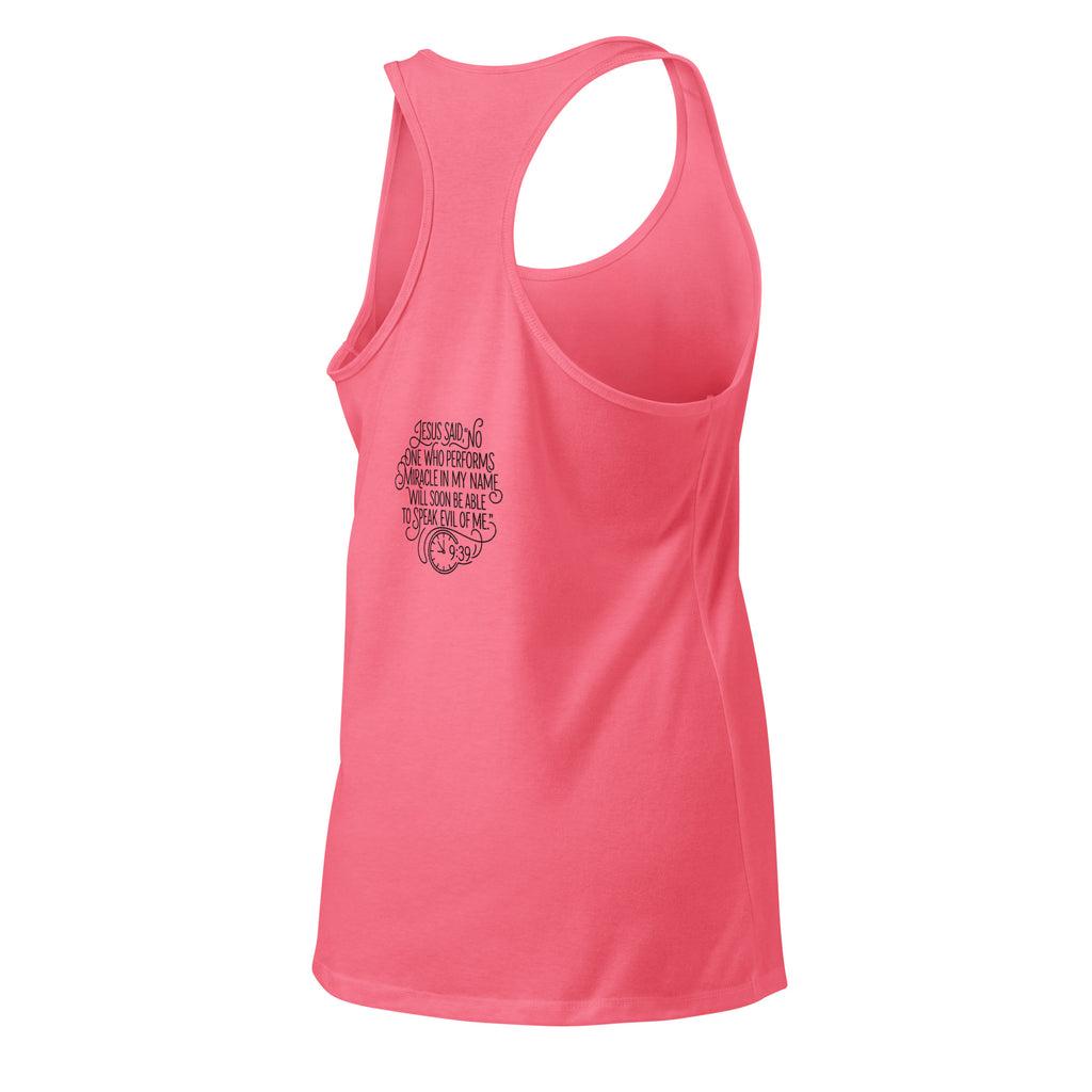 Women’s fitted racerback tank top - Seedandsoulful