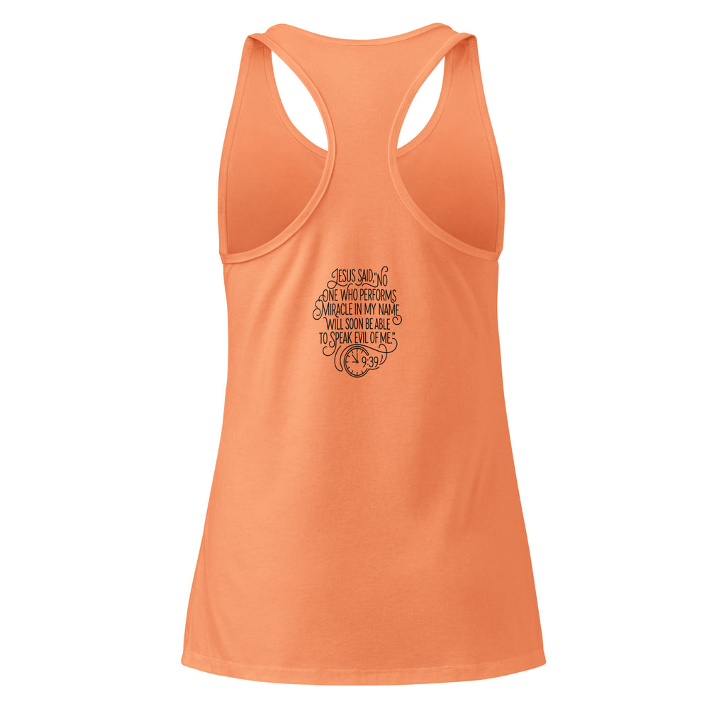 Women’s fitted racerback tank top - Seedandsoulful
