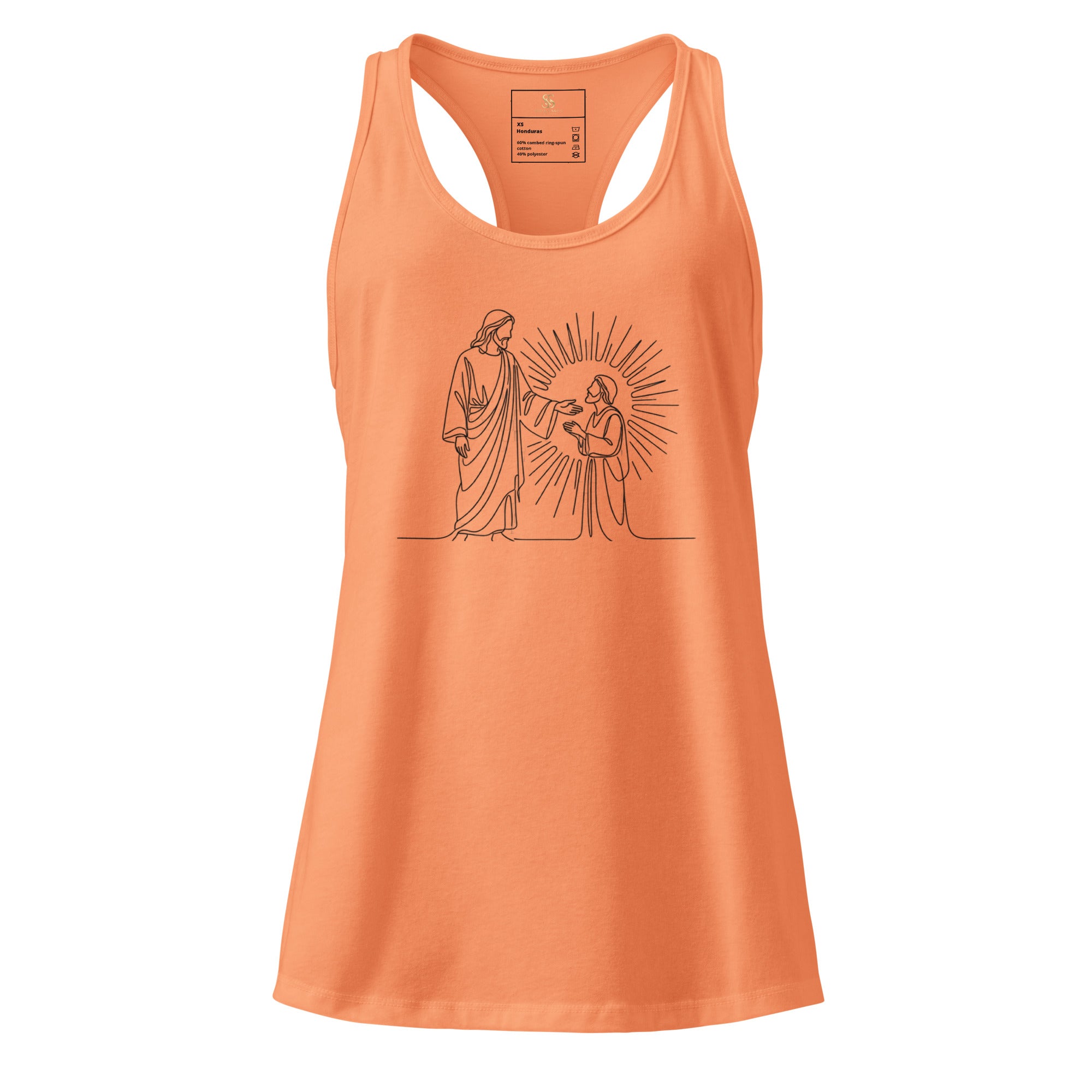 Women’s fitted racerback tank top - Seedandsoulful