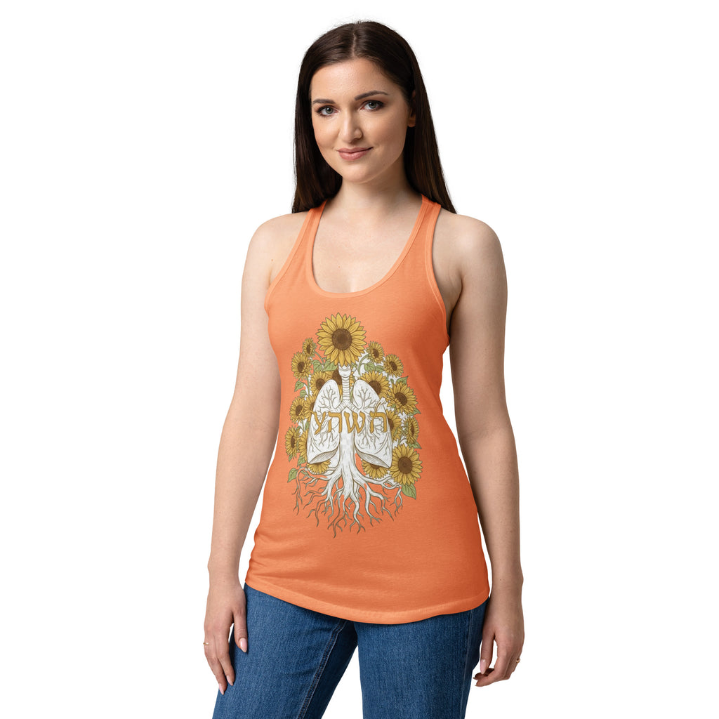 Women’s fitted racerback tank top - Seedandsoulful