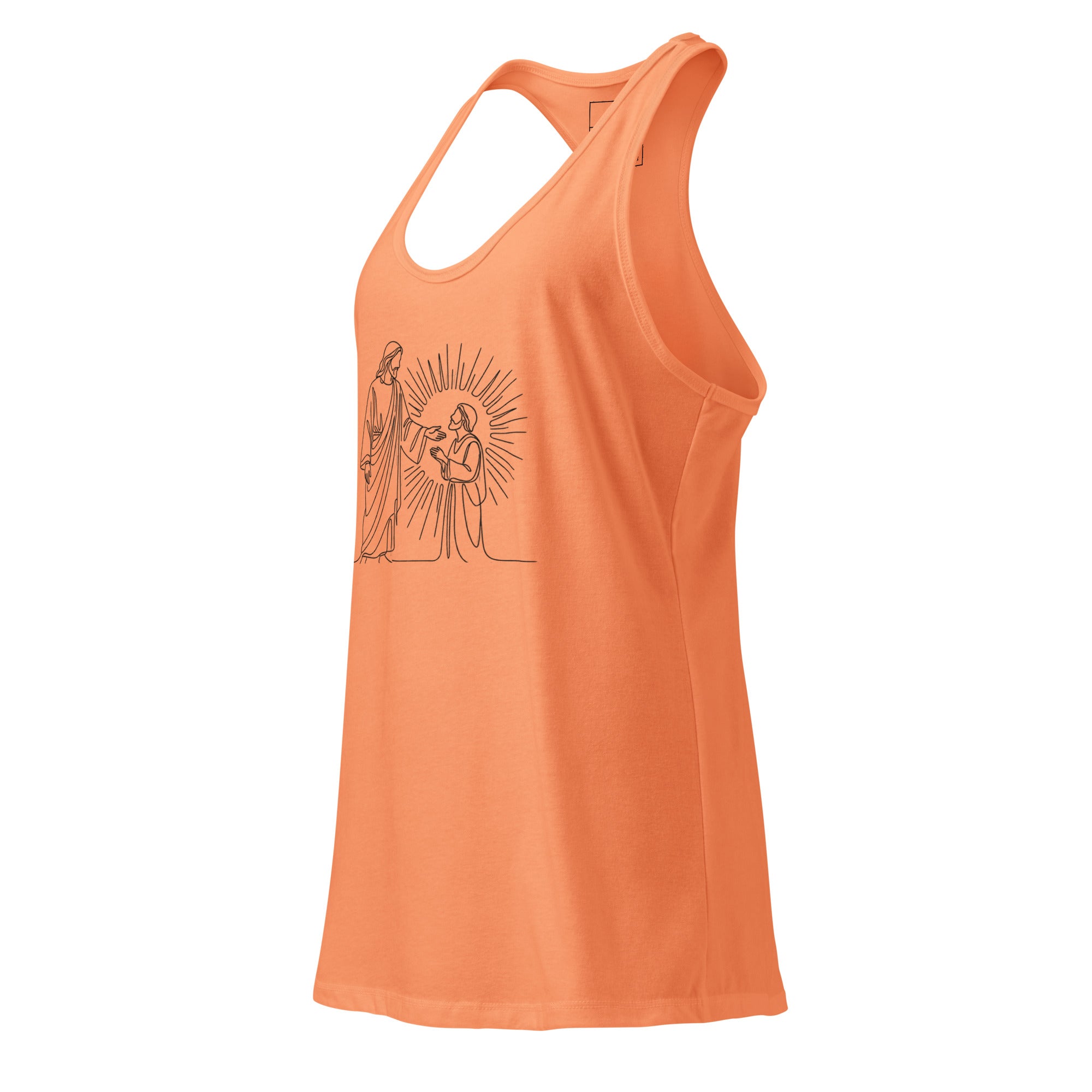 Women’s fitted racerback tank top - Seedandsoulful